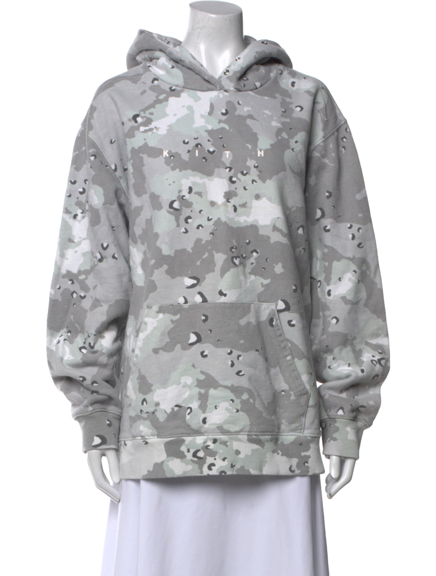 KITH Camouflage Print Mock Neck Sweatshirt