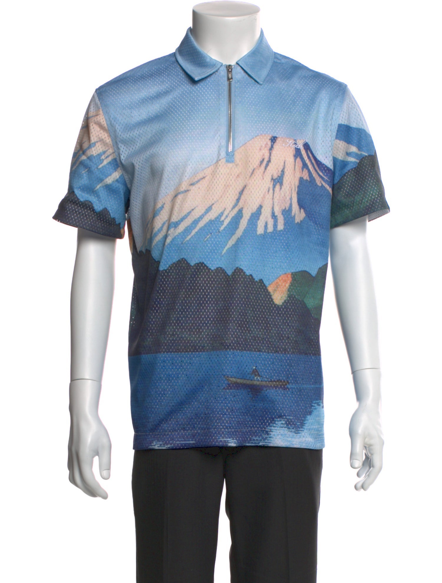 KITH Tie-Dye Print Short Sleeve Dress Shirt