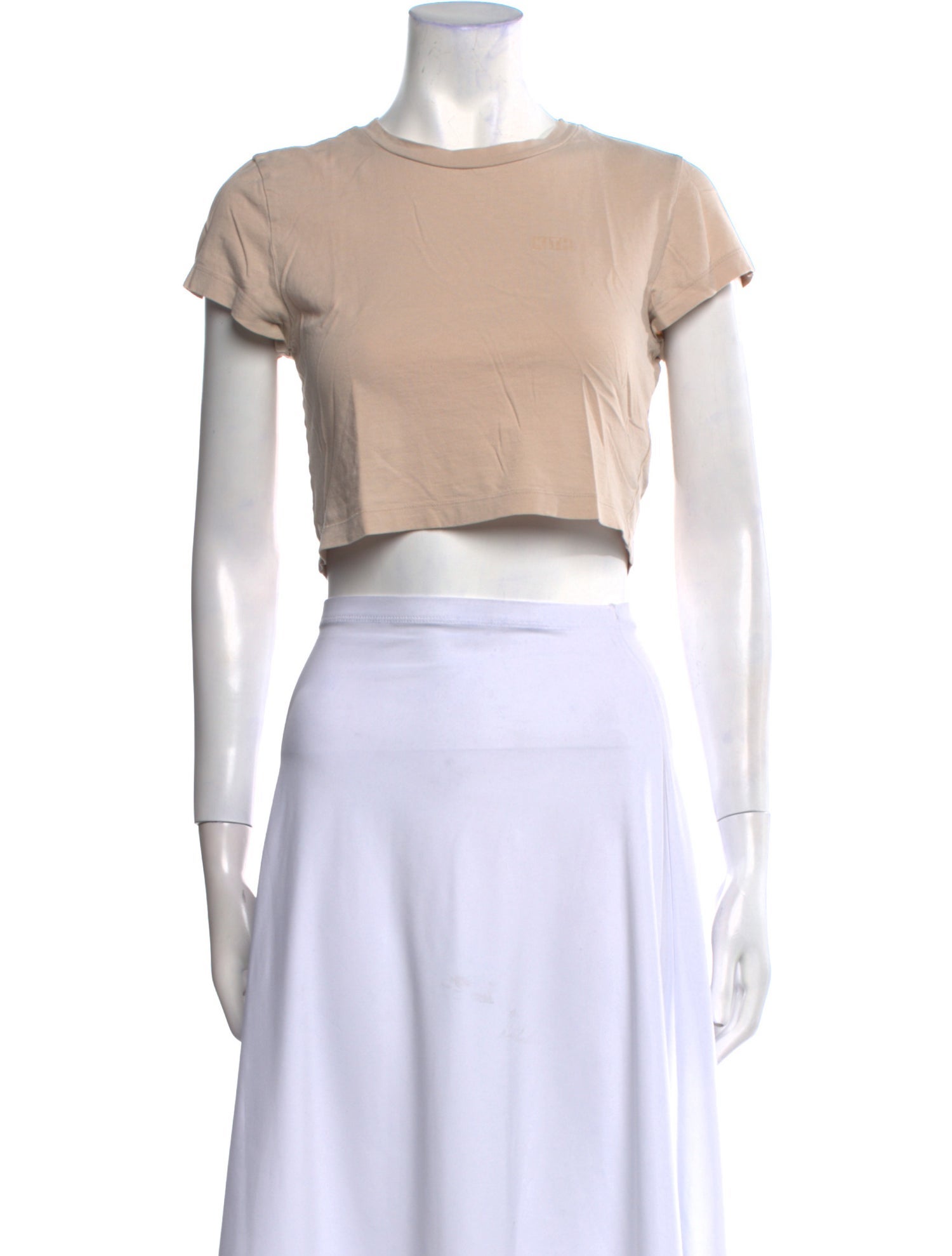 KITH Bateau Neckline Short Sleeve Crop Top