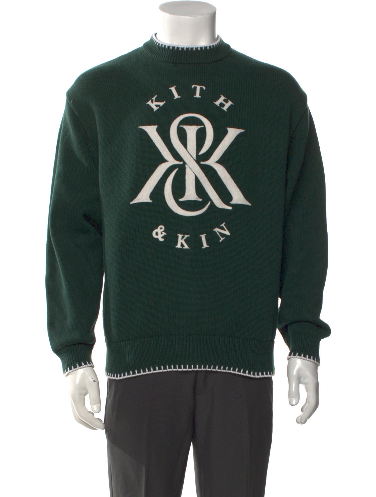 KITH Graphic Print Mock Neck Pullover