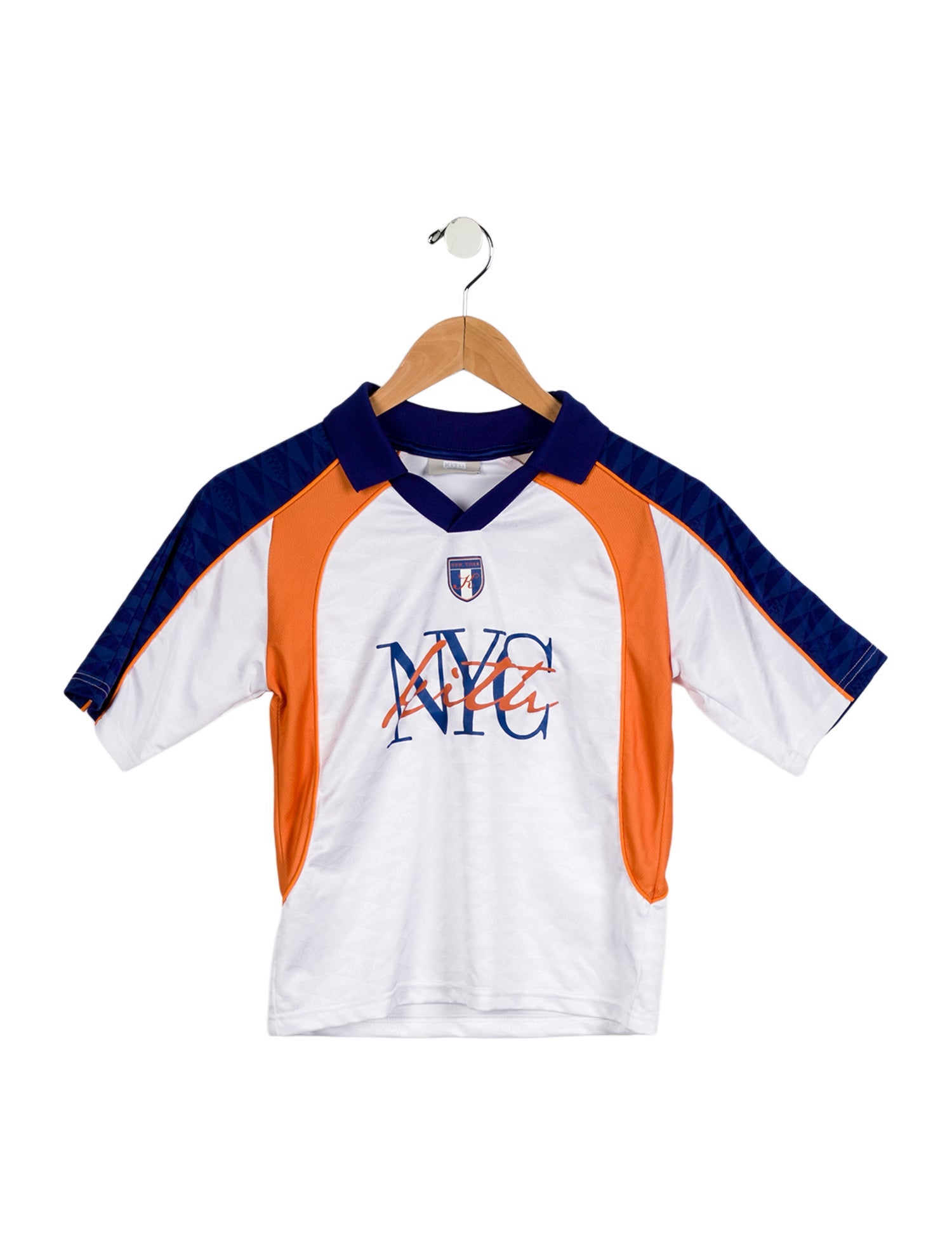 KITH Boys' Logo Print Short Sleeve Top