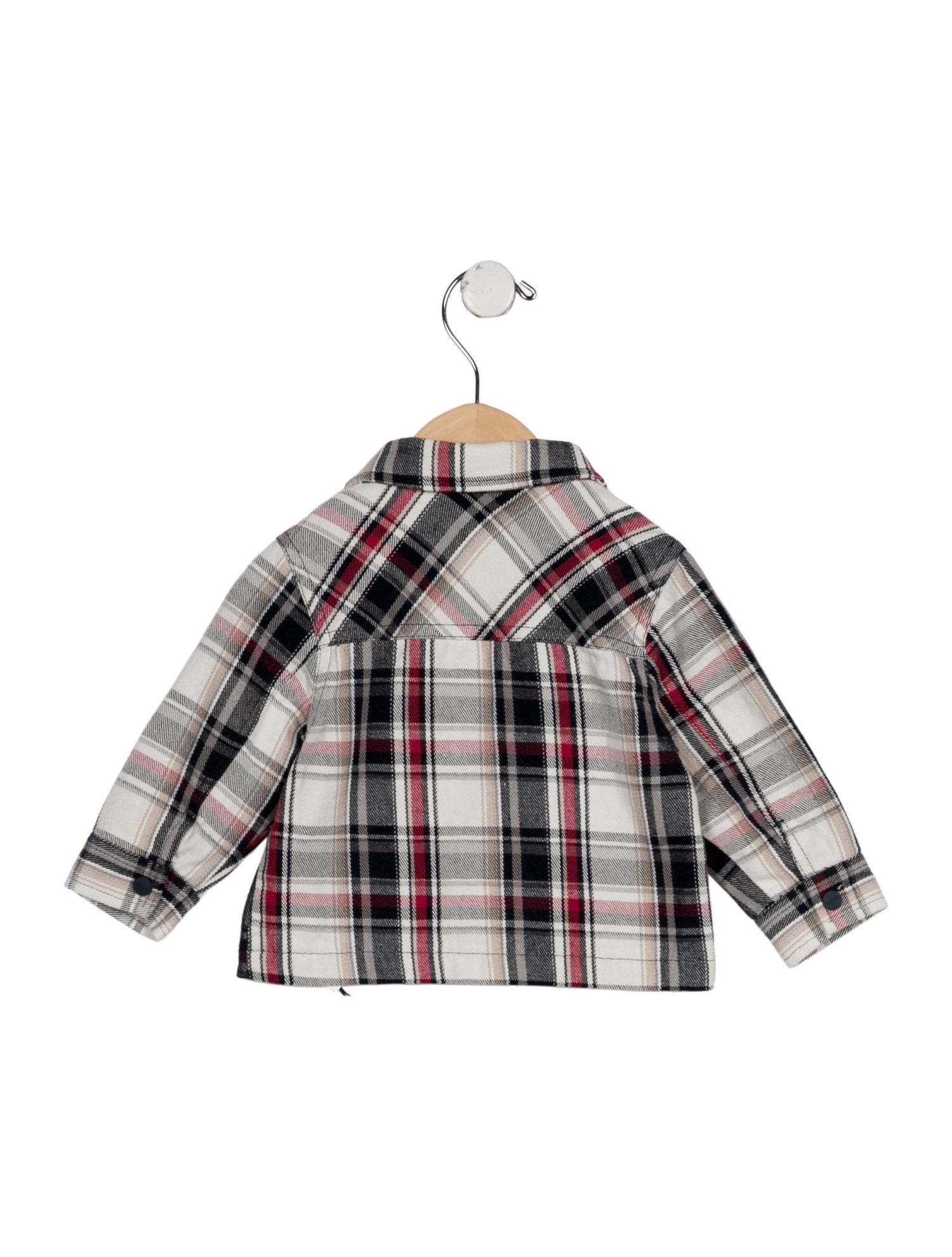 KITH Infant Boys' Distressed Plaid Jacket