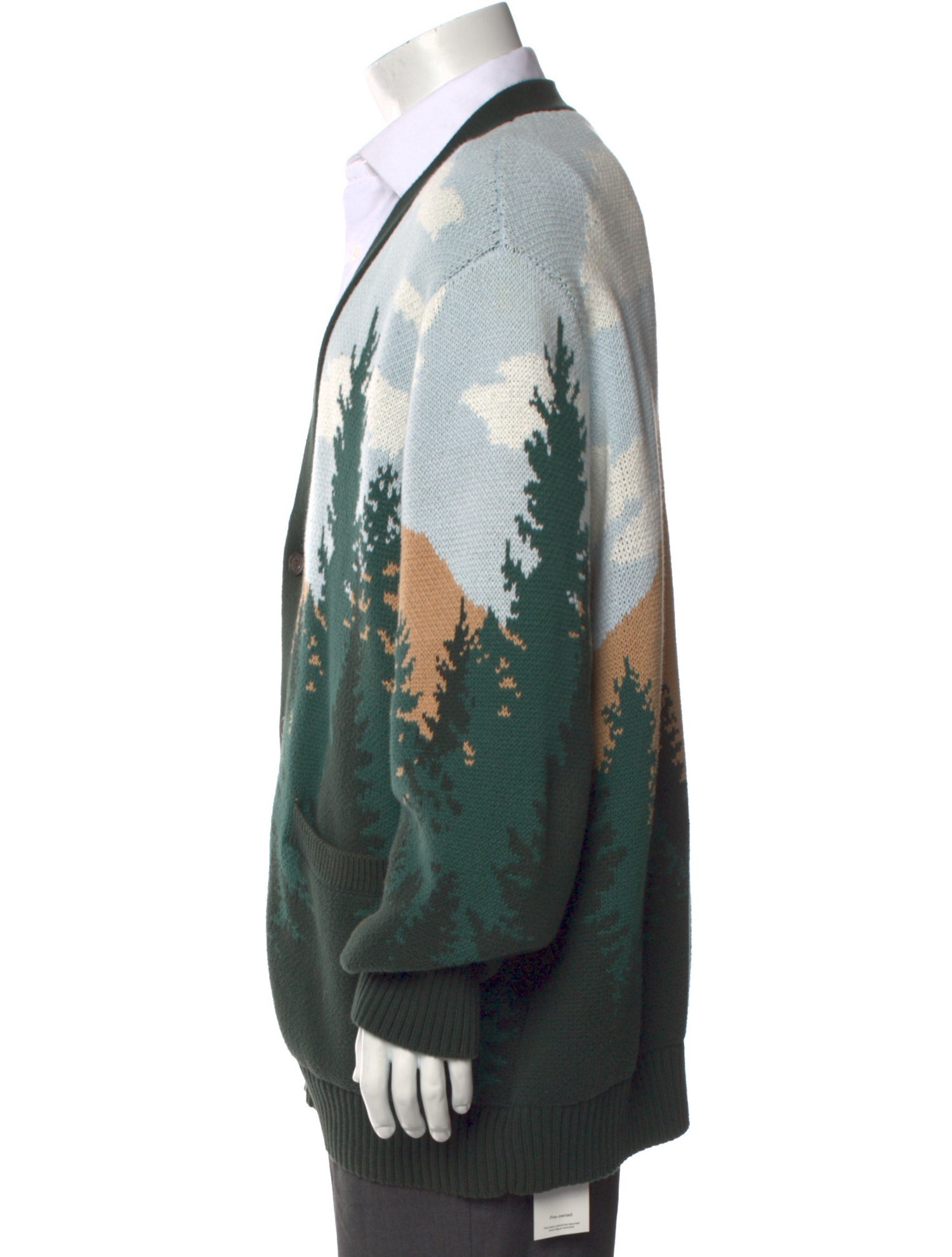 KITH Graphic Print V-Neck Cardigan