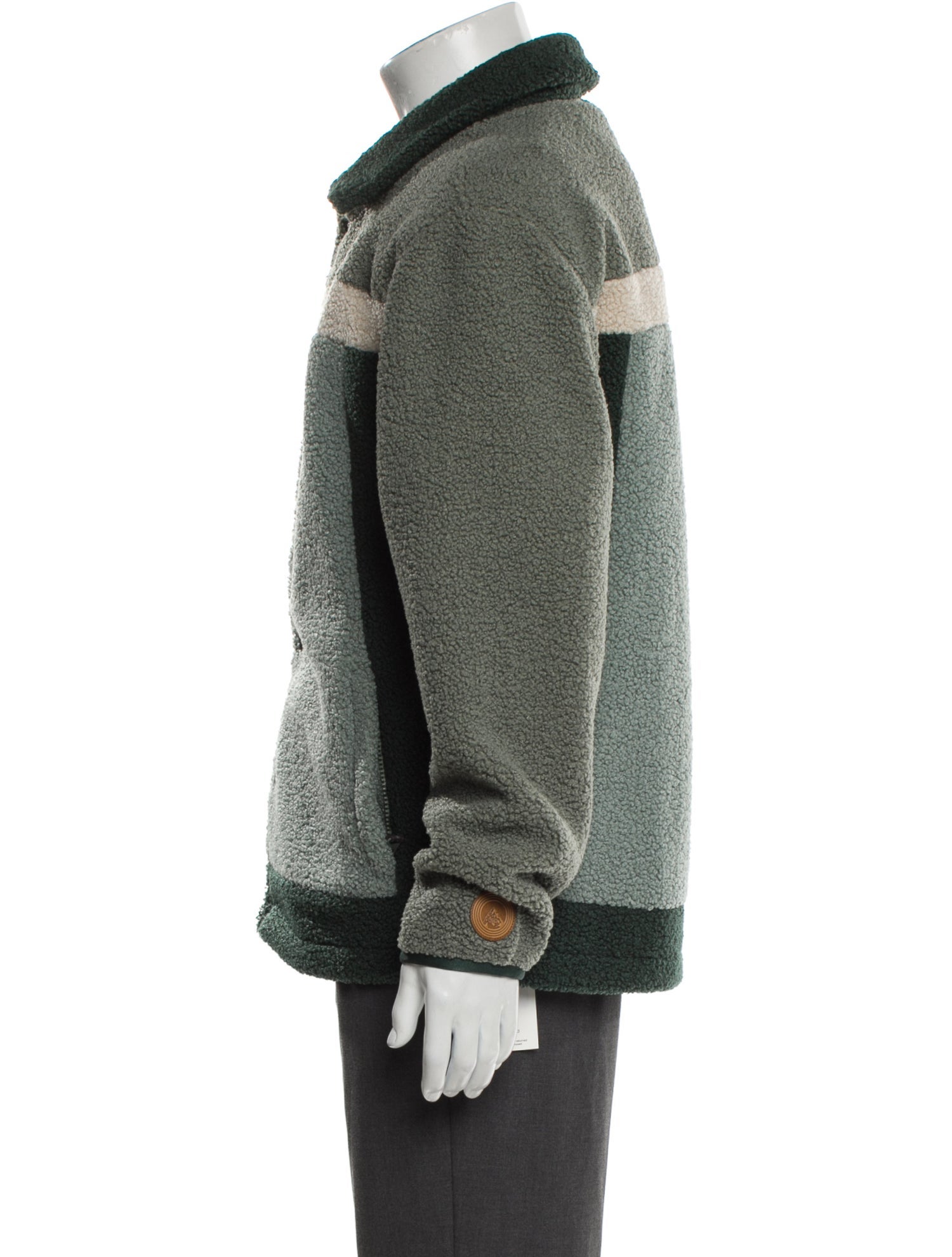 KITH Colorblock Pattern Puffer Coat