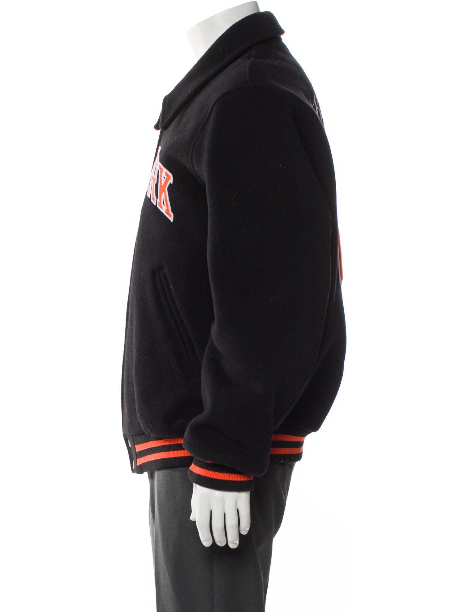 KITH Wool Graphic Print Varsity Jacket