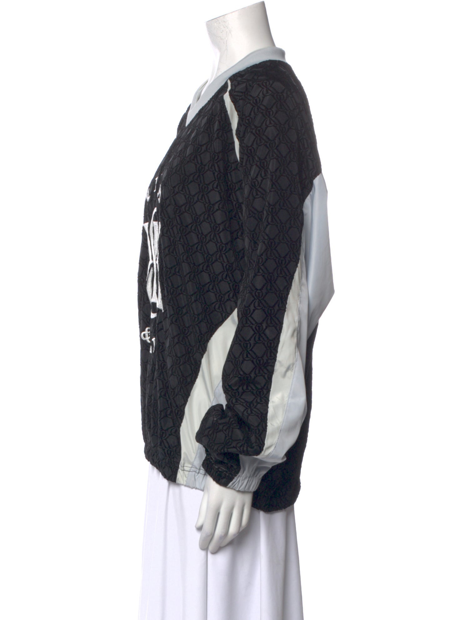 KITH Graphic Print V-Neck Sweatshirt