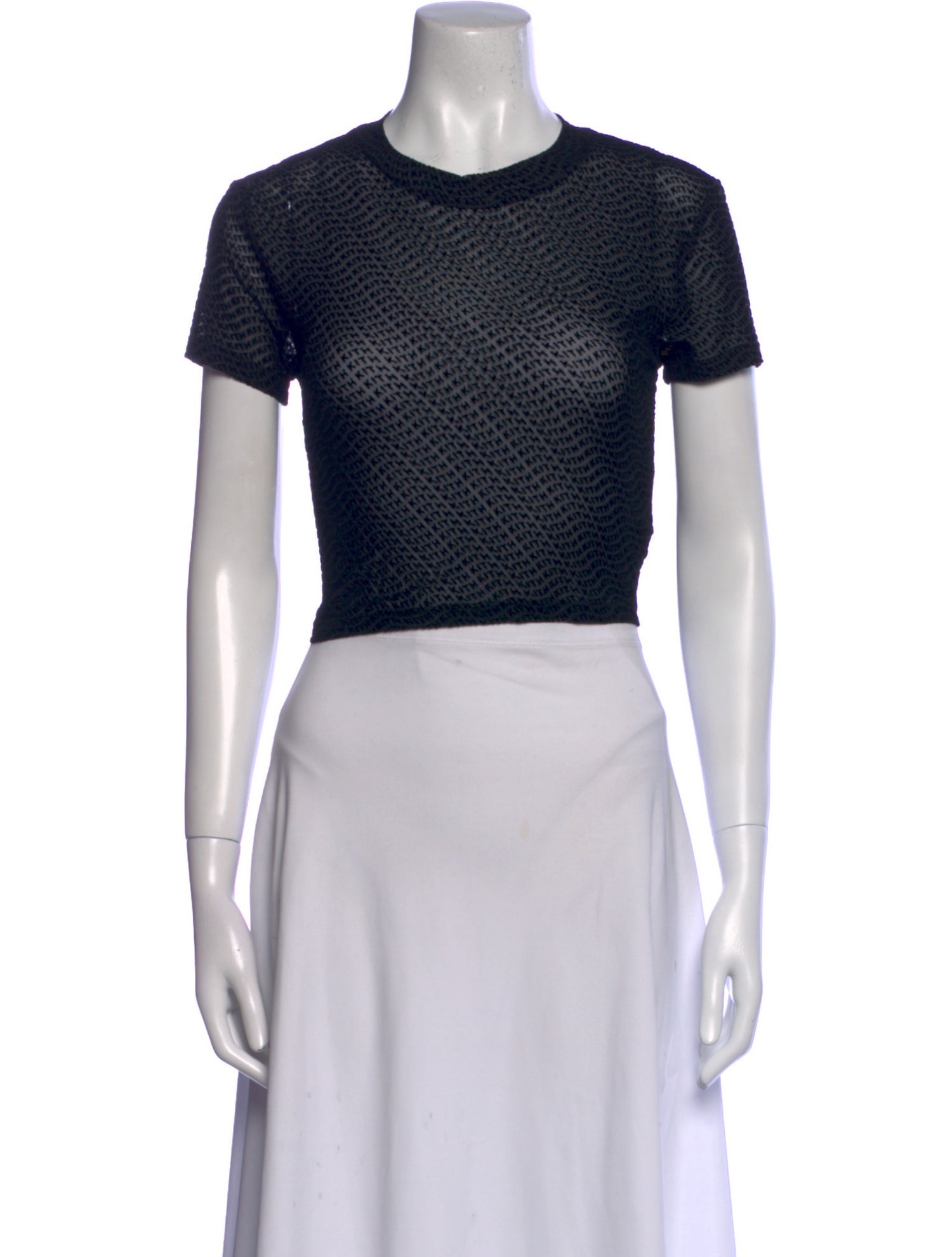 KITH Crew Neck Short Sleeve Crop Top