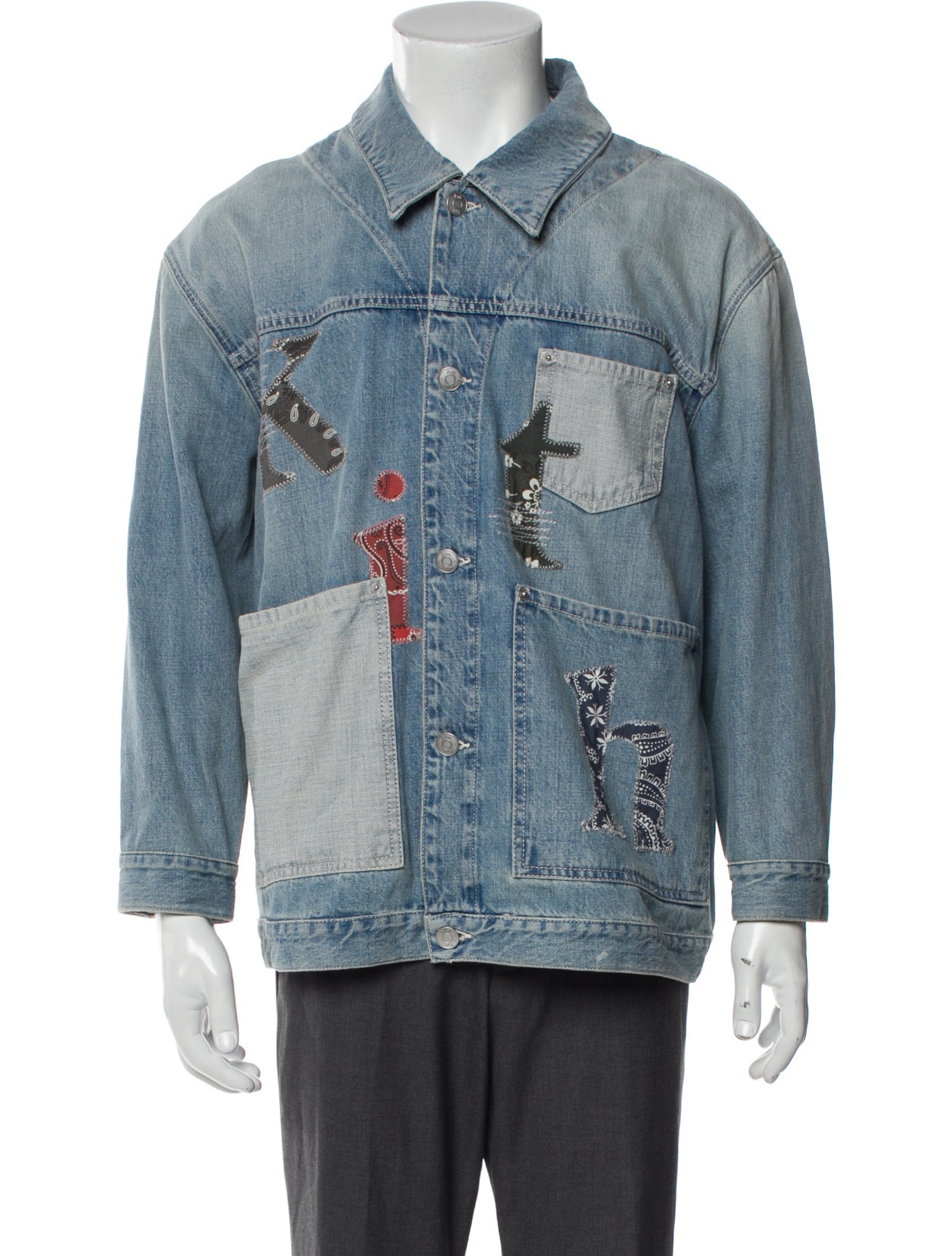 KITH Graphic Print Denim Jacket