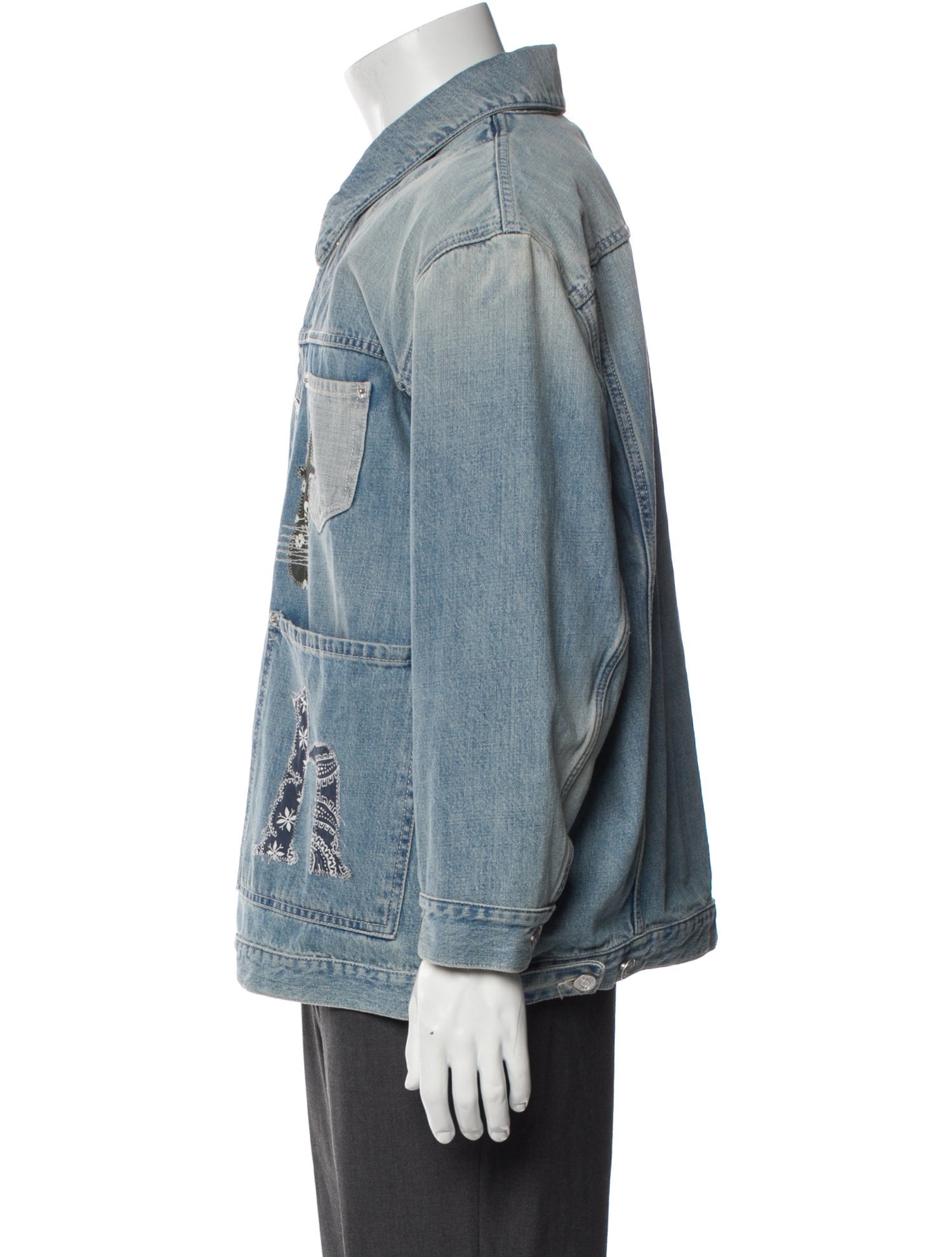 KITH Graphic Print Denim Jacket