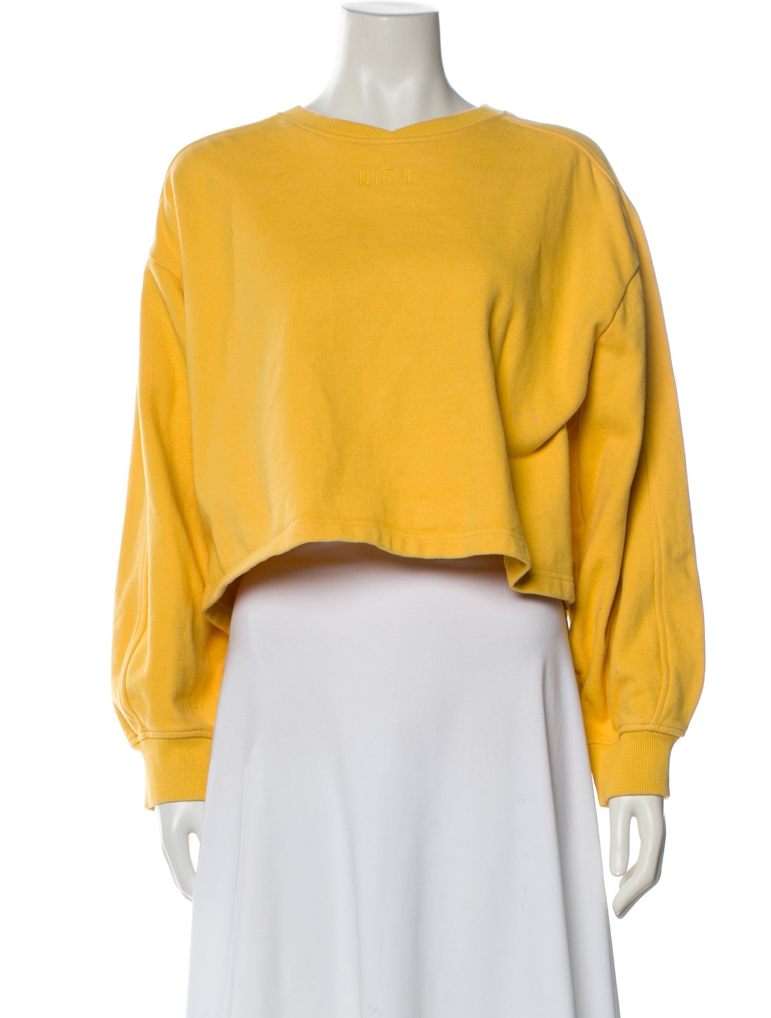 KITH Bateau Neckline Long Sleeve Sweatshirt