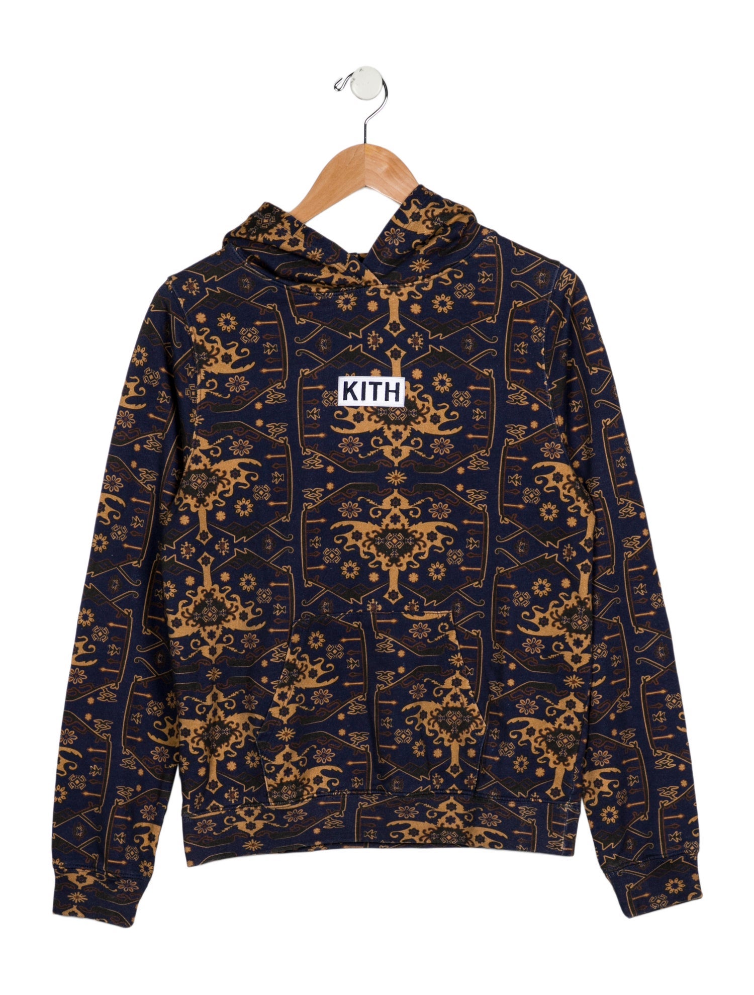 KITH Boys' Print Long Sleeve Hoodie