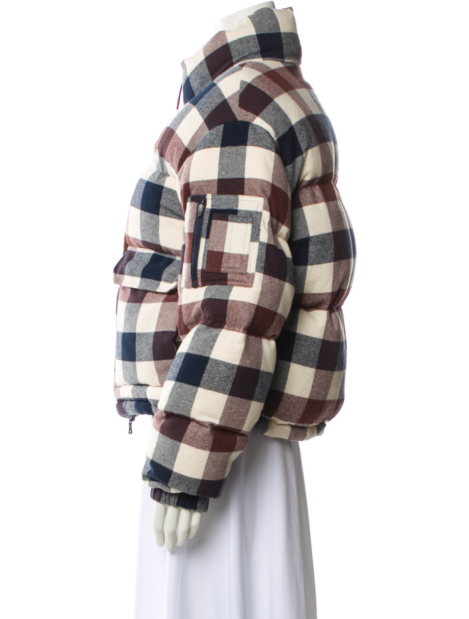 KITH Plaid Print Down Jacket