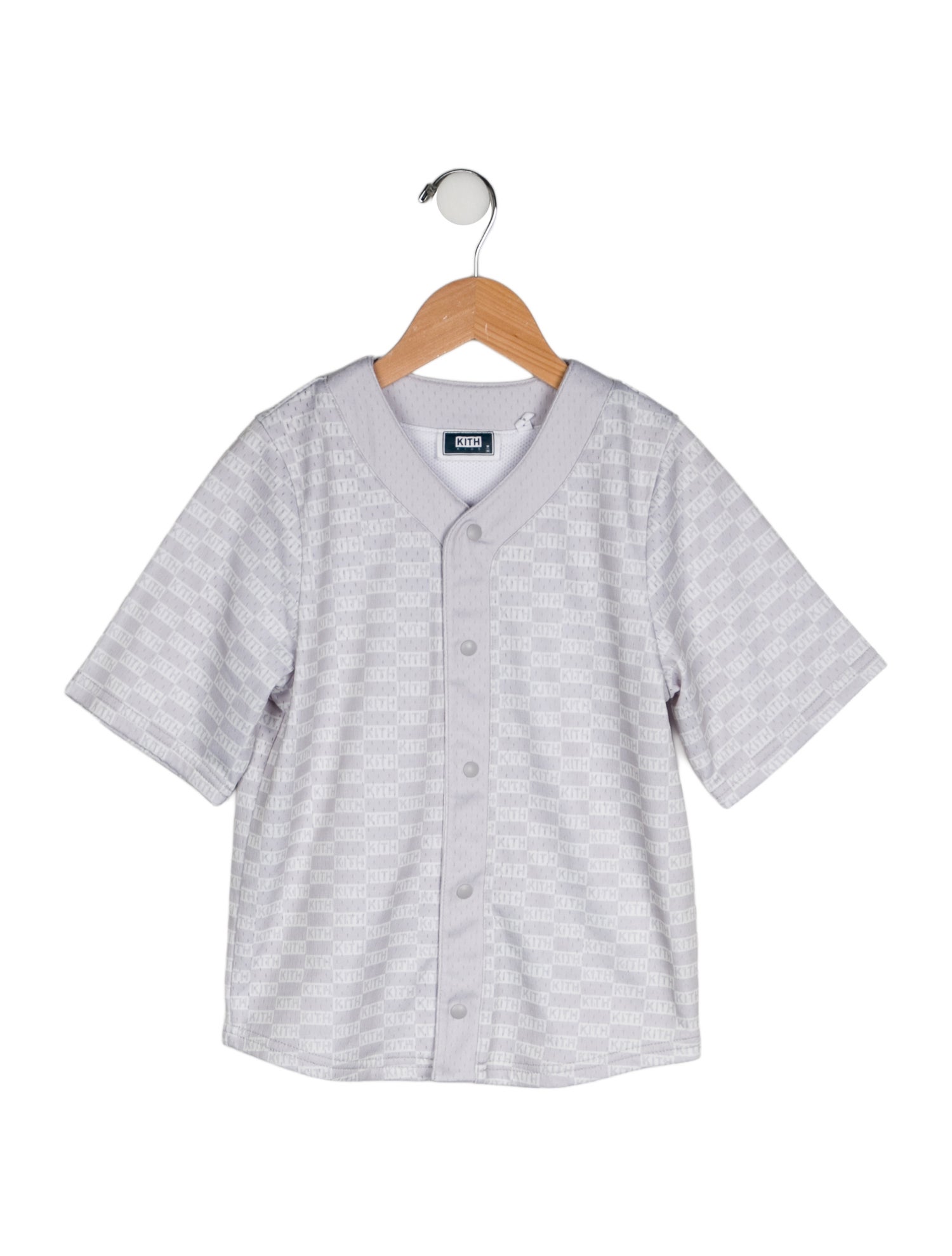 KITH Boys' Pattern Printed Short Sleeve Shirt