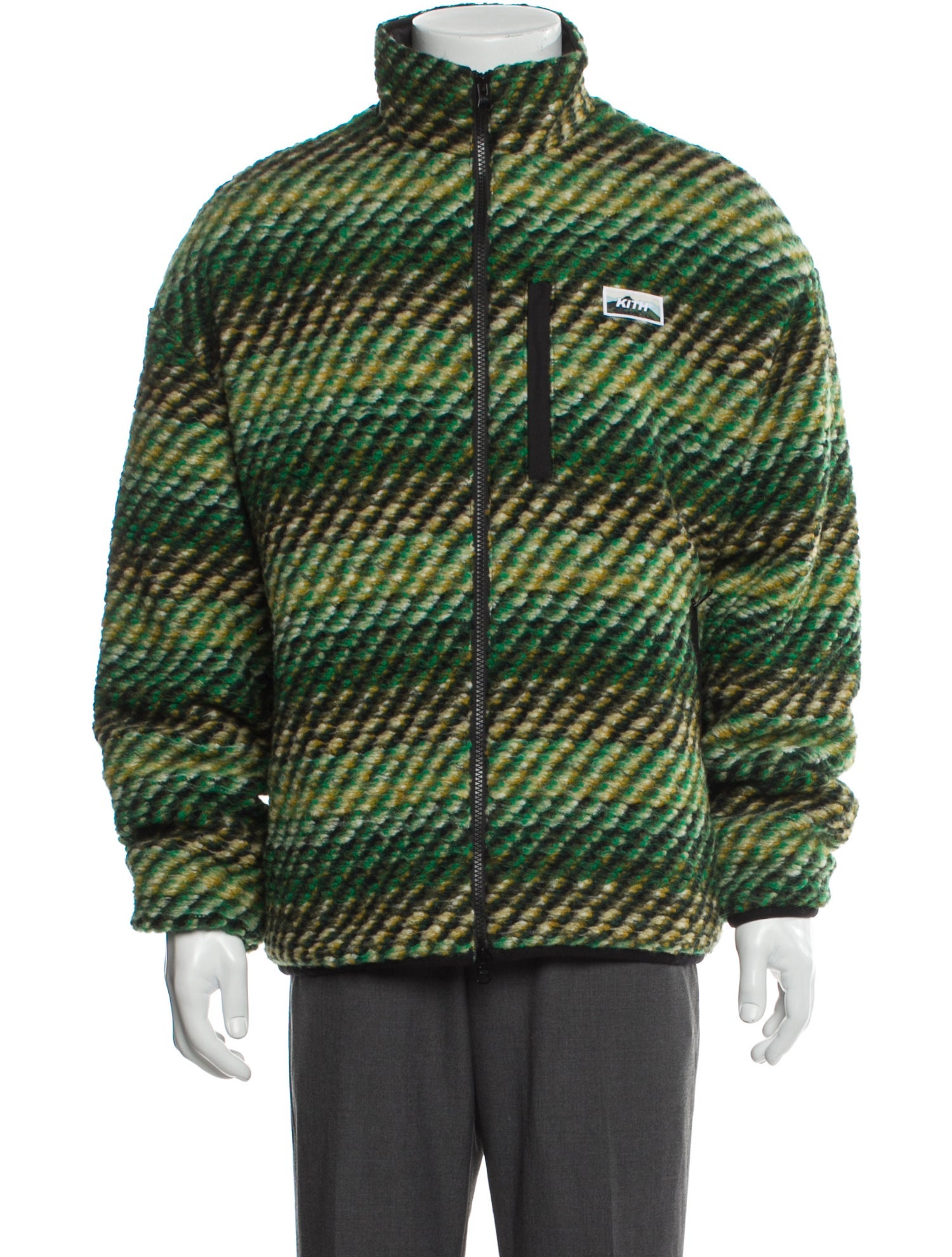 KITH Wool Plaid Print Jacket