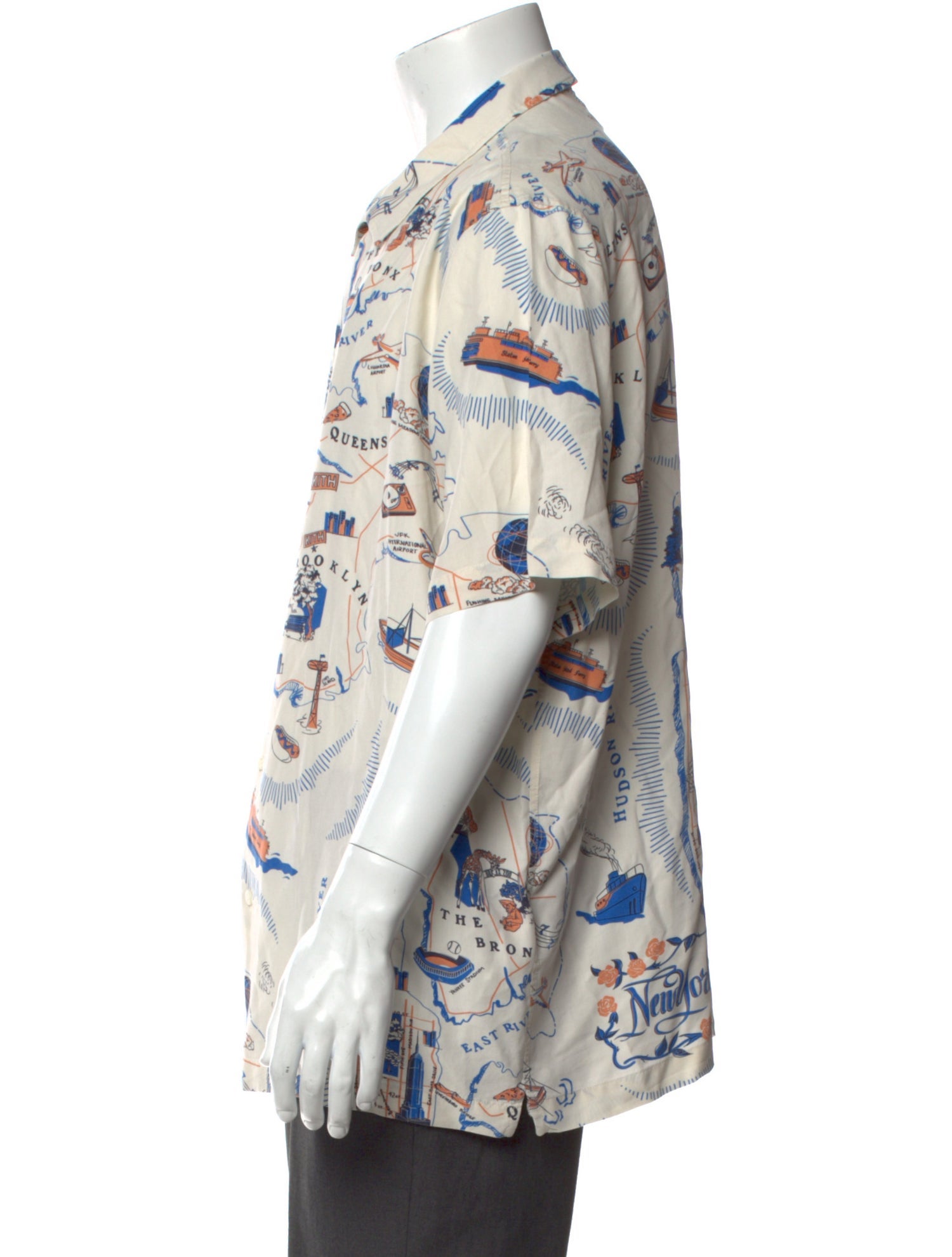 KITH Silk Graphic Print Shirt