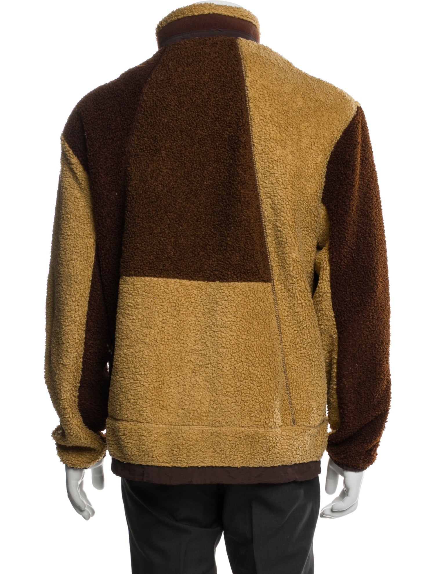 Colorblock Pattern Utility Jacket