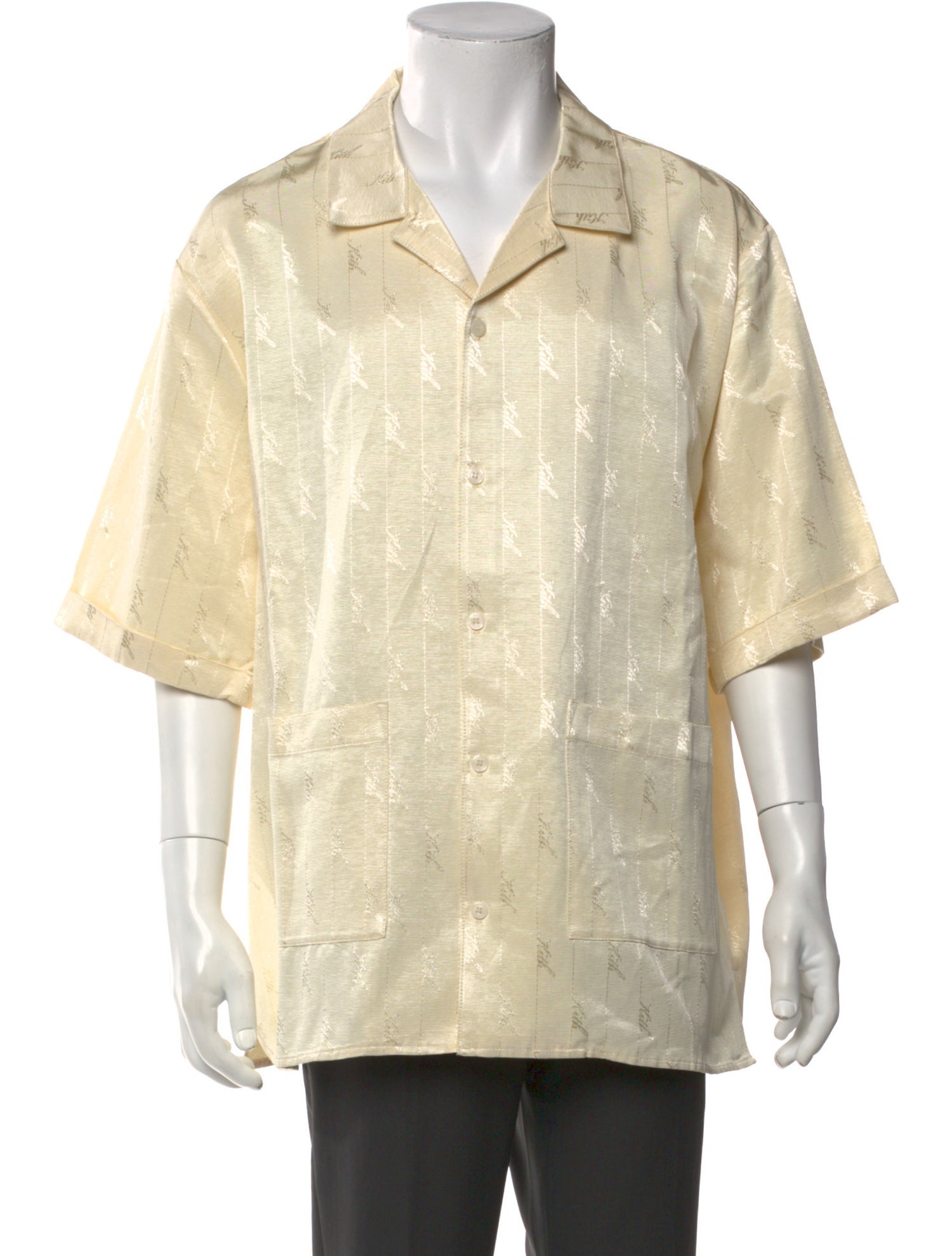 KITH Printed Three-Quarter Sleeve Shirt