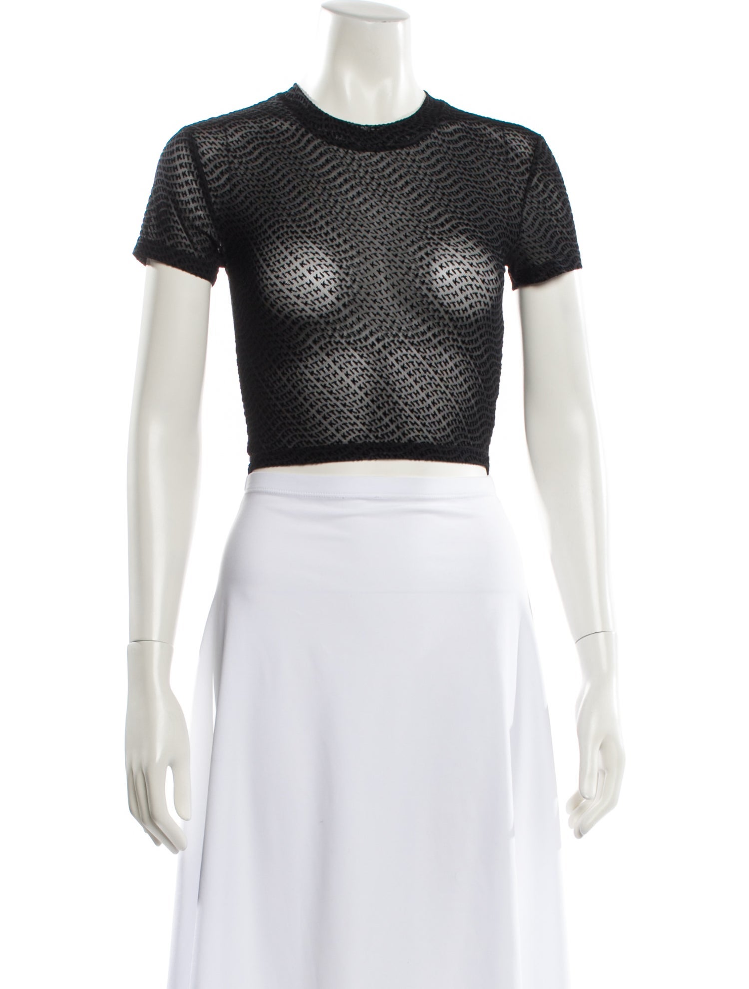 KITH Crew Neck Short Sleeve Crop Top