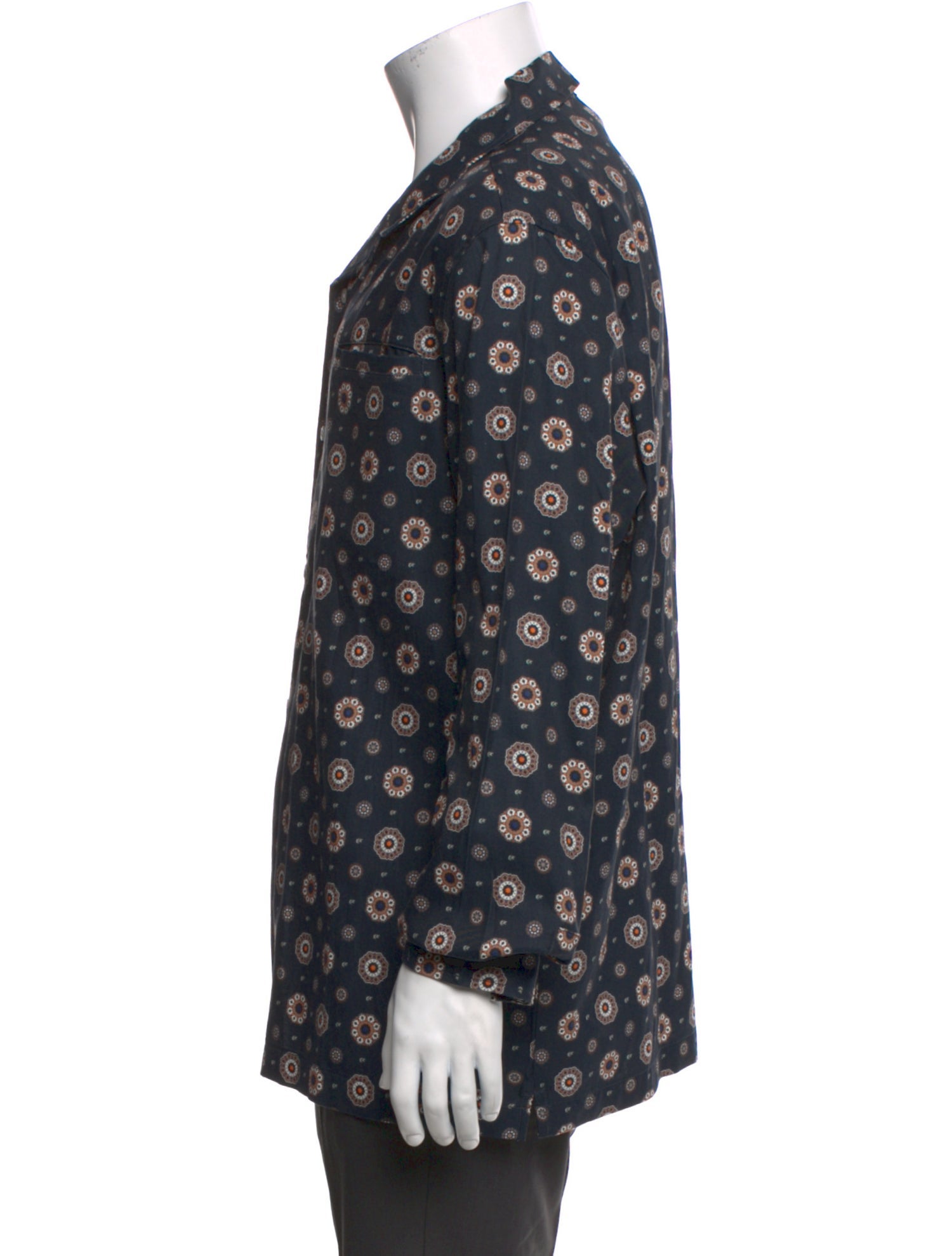 KITH Floral Print Long Sleeve Western Shirt w/ Tags