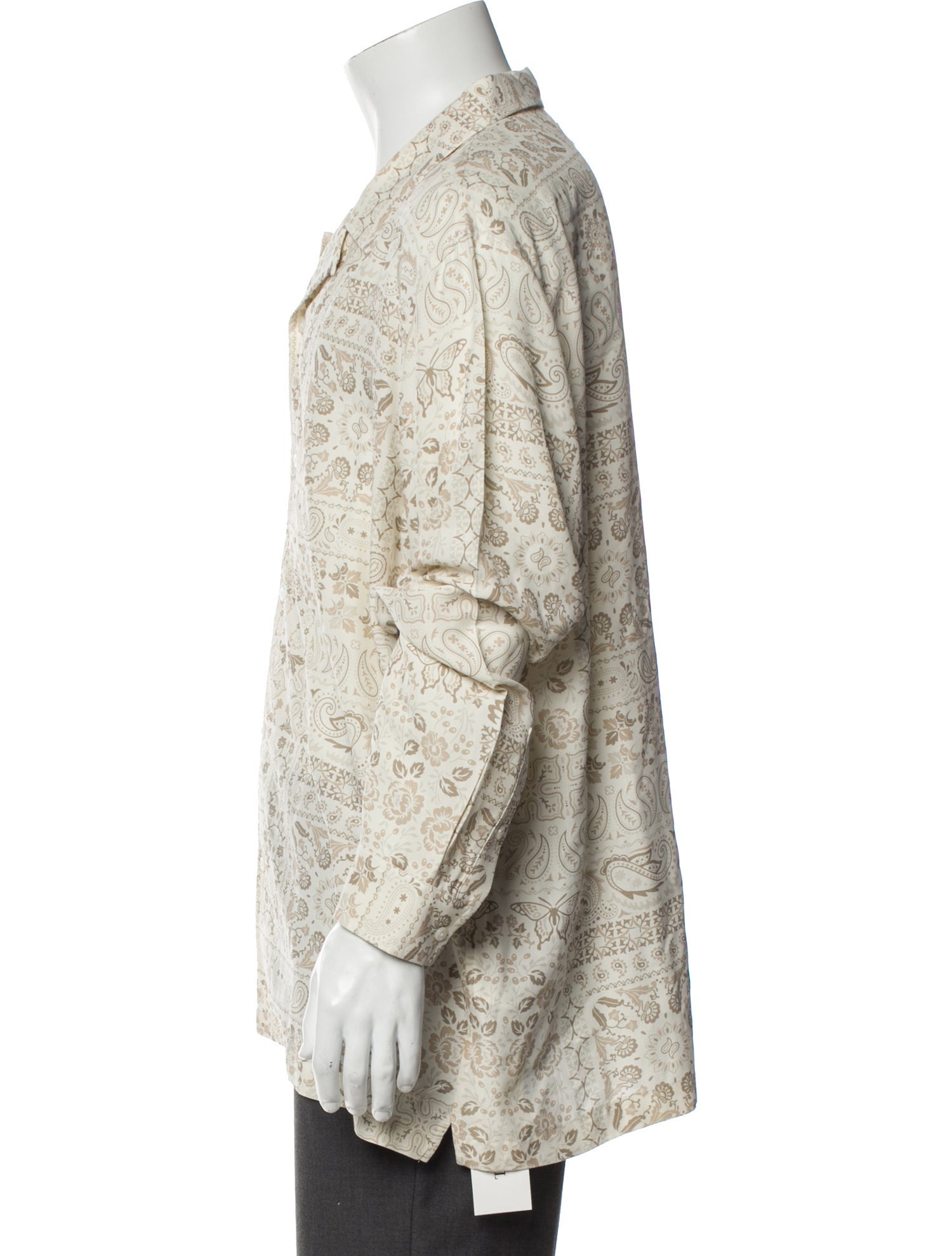 KITH Silk Paisley Print Shirt