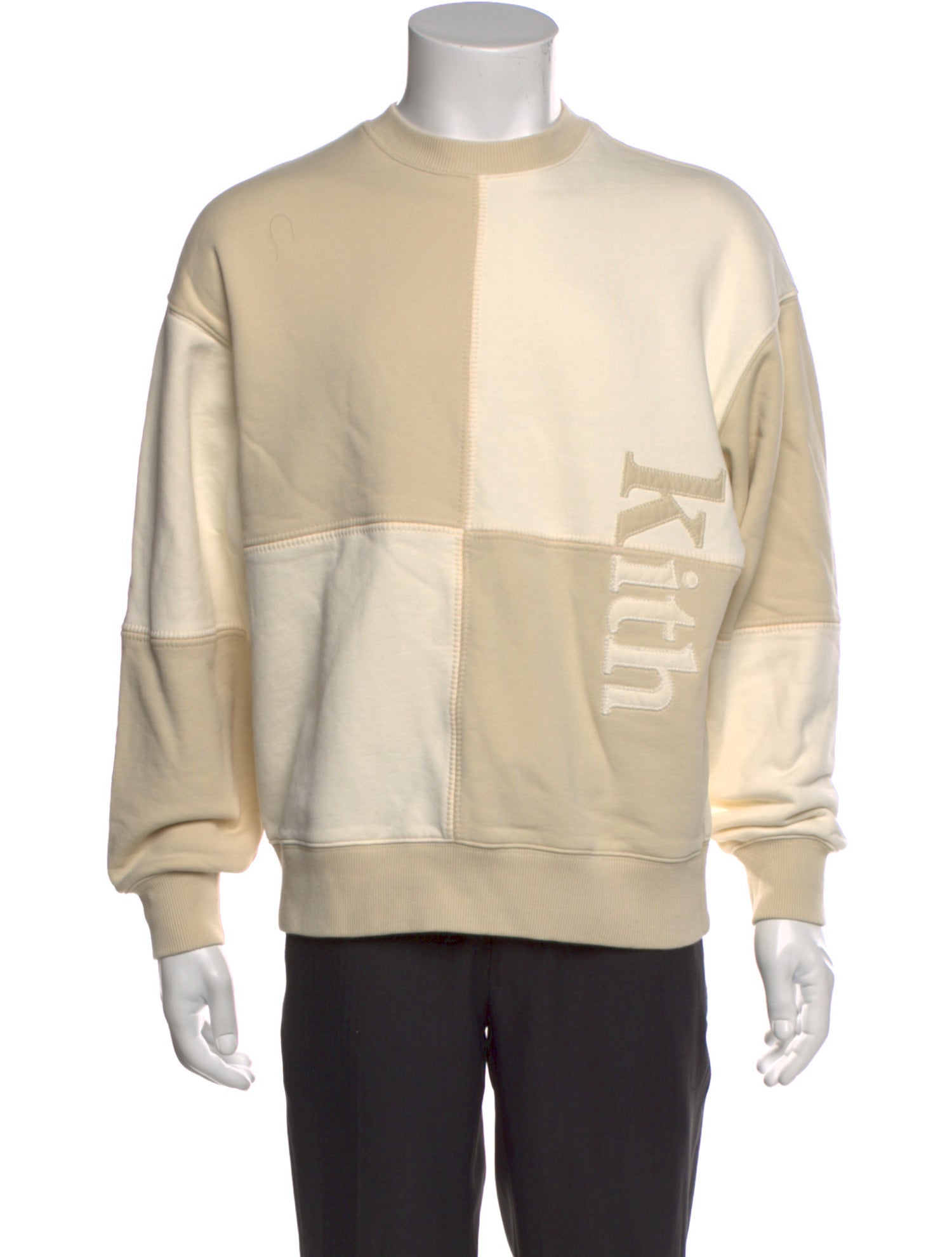 KITH Colorblock Pattern Crew Neck Sweatshirt