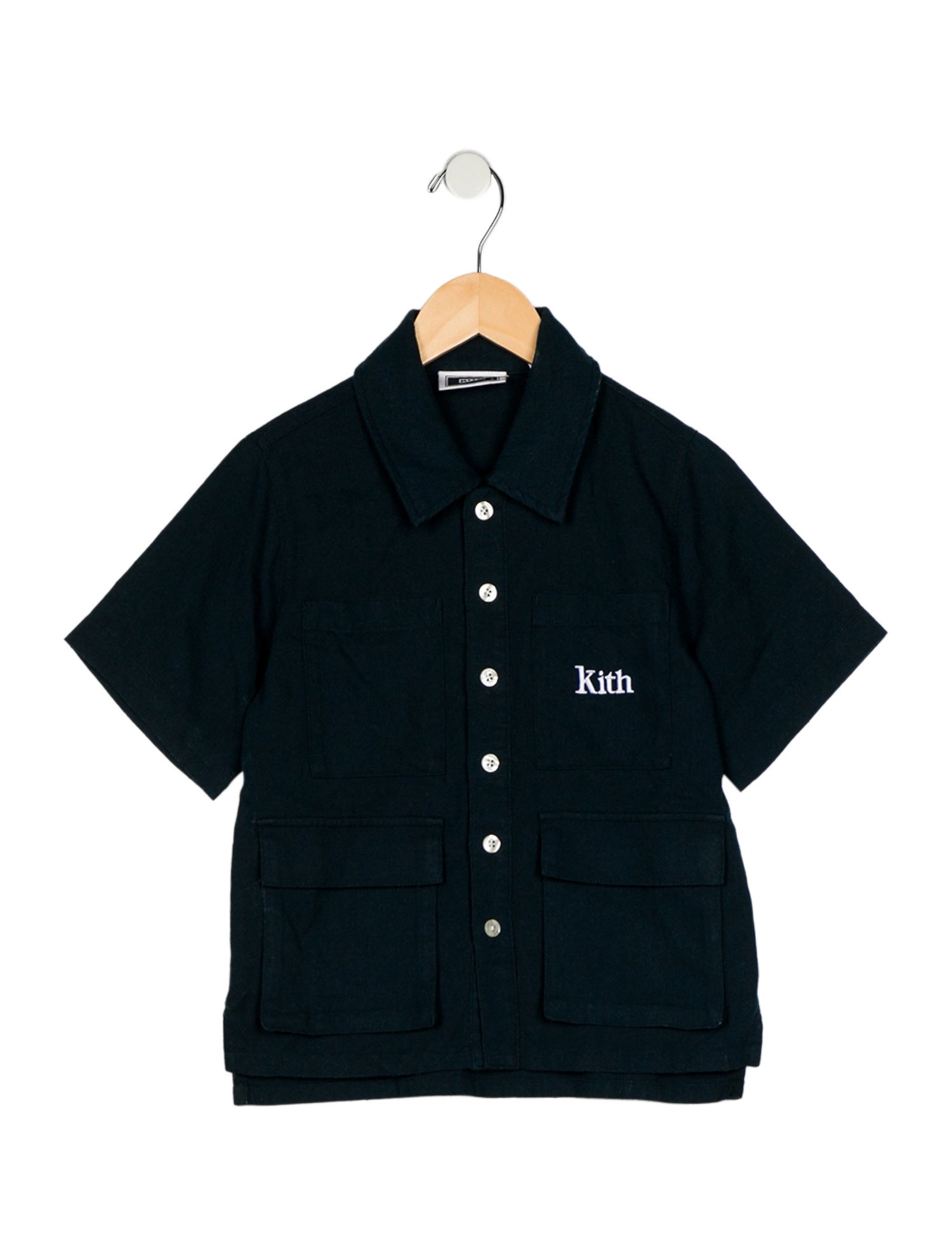 KITH Boys' Embroidered Button-Up Shirt