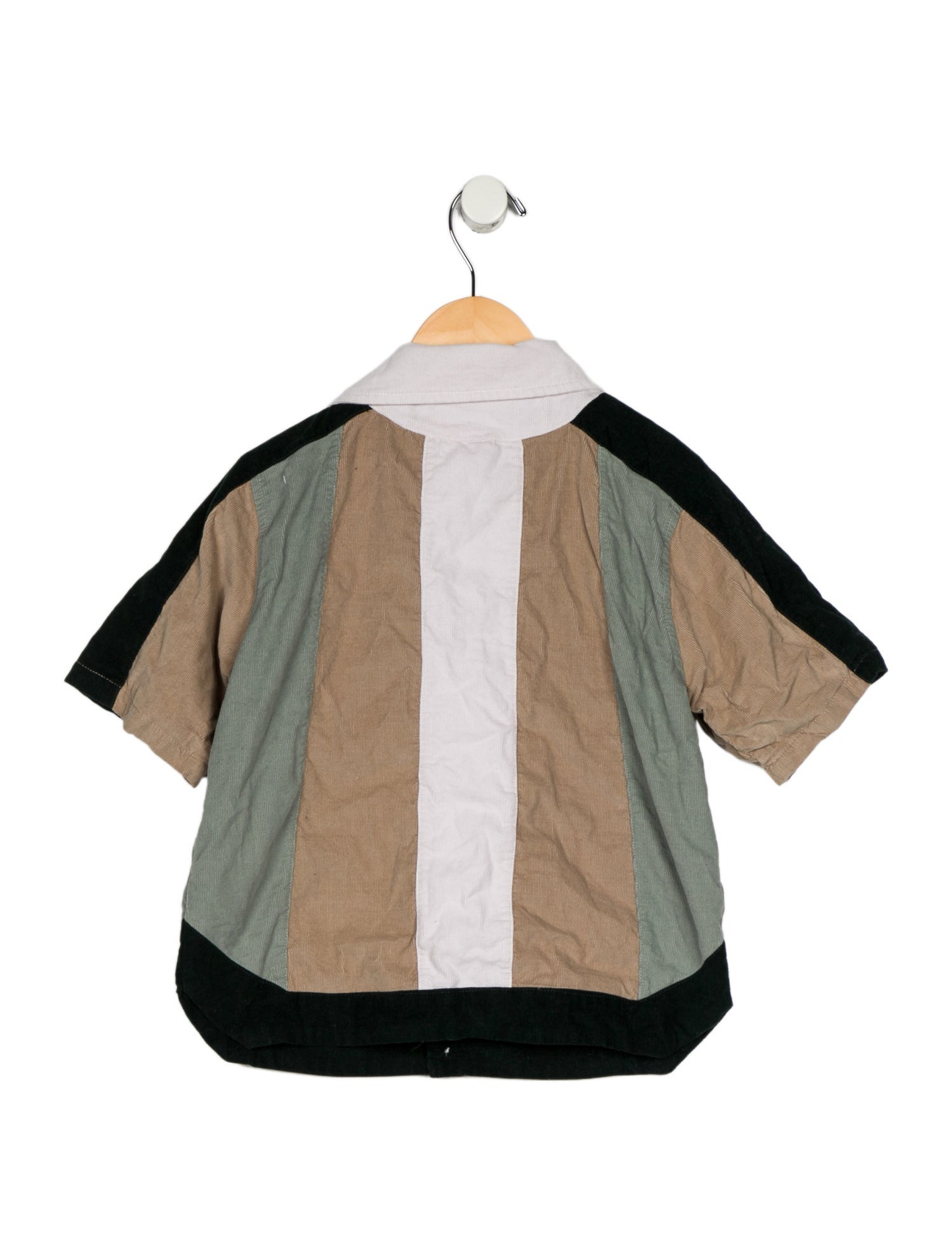 KITH Boys' Paneled Button-Up Shirt