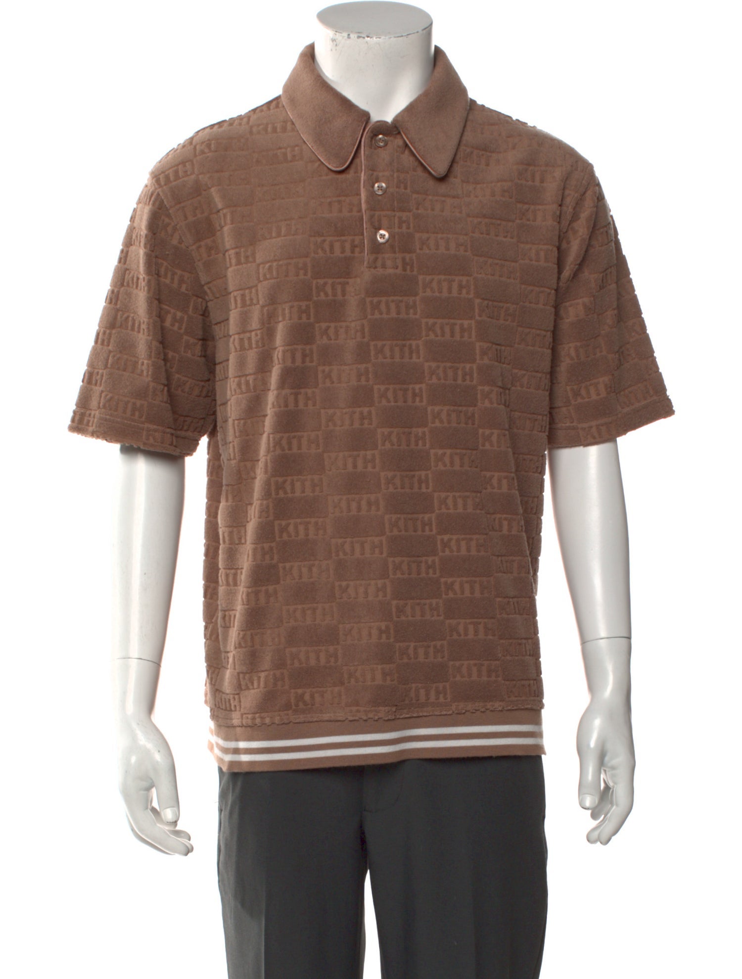 KITH Collar Short Sleeve Polo Shirt
