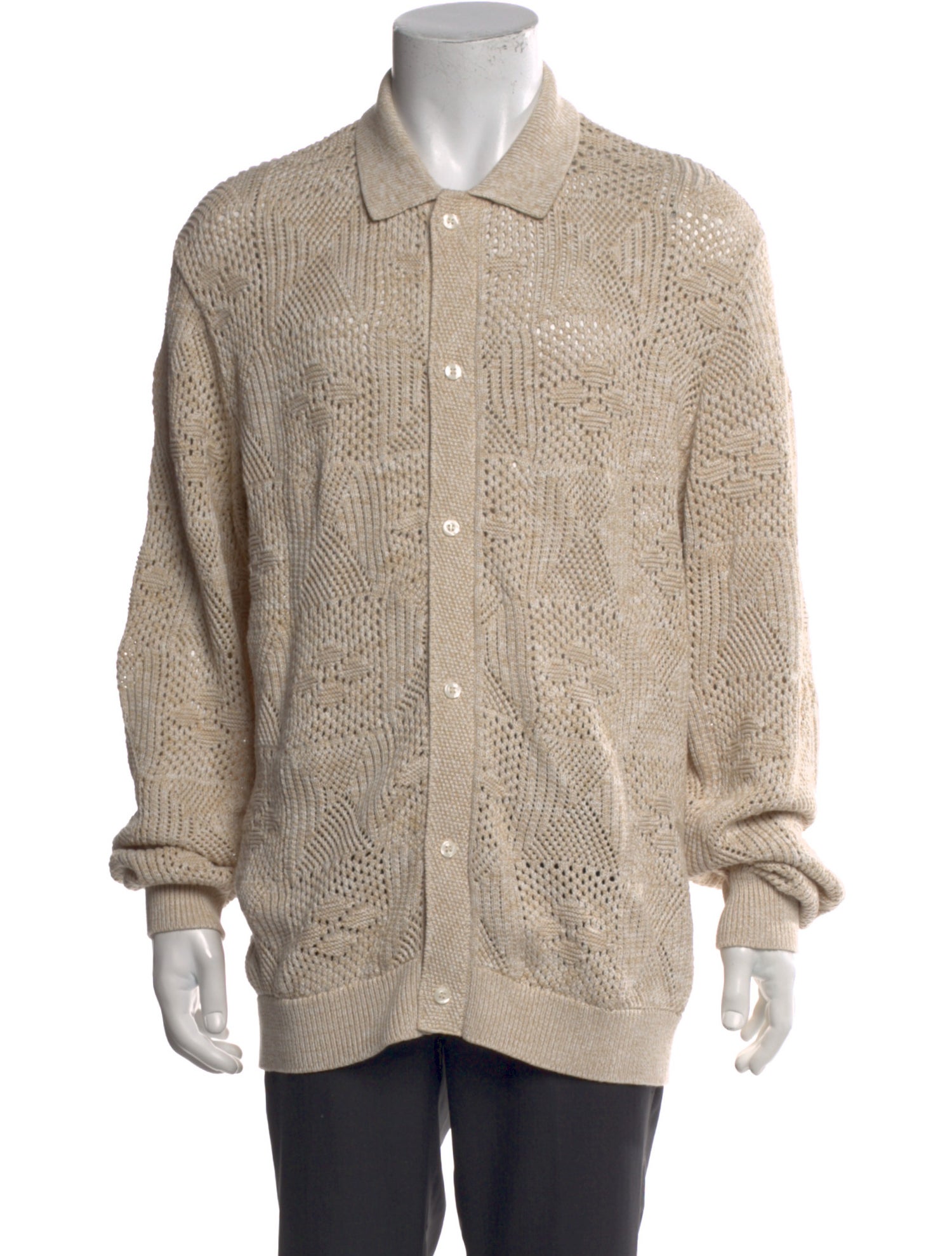 KITH Lace Pattern Long Sleeve Shirt