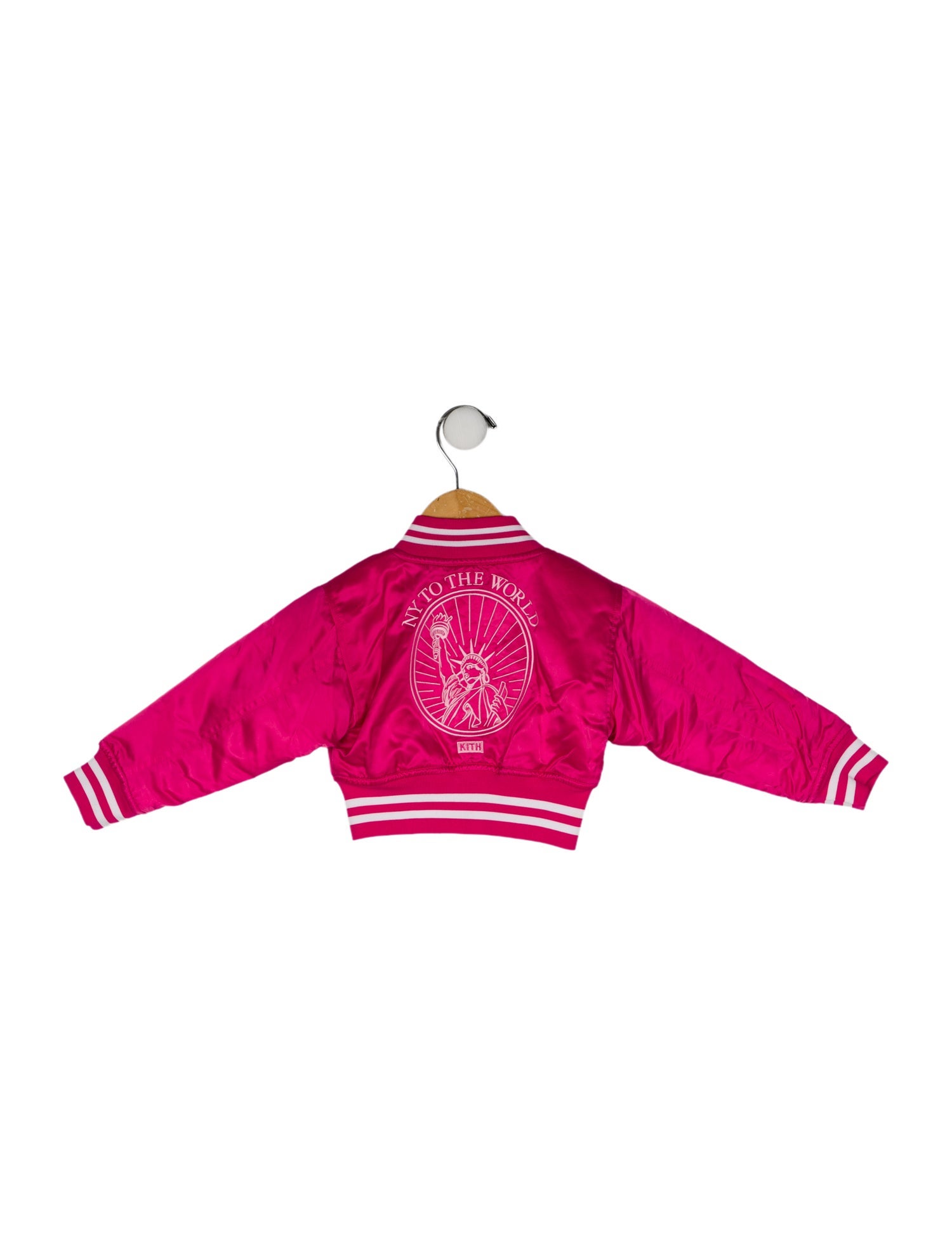 KITH Toddler Girls' Patched Bomber Jacket