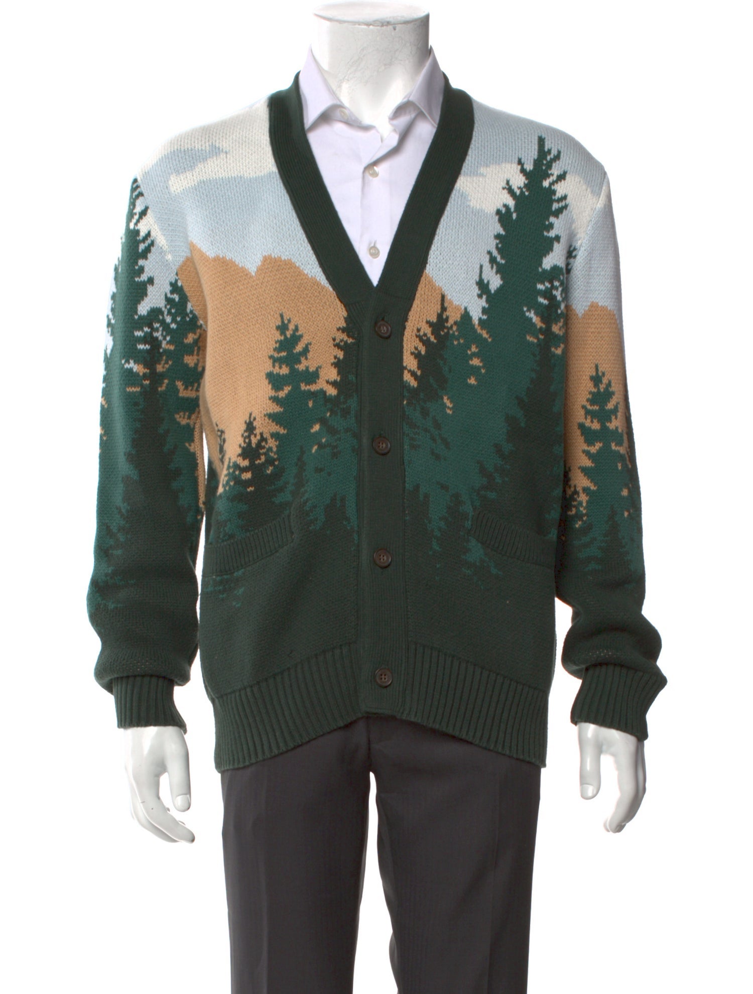 KITH Printed V-Neck Cardigan