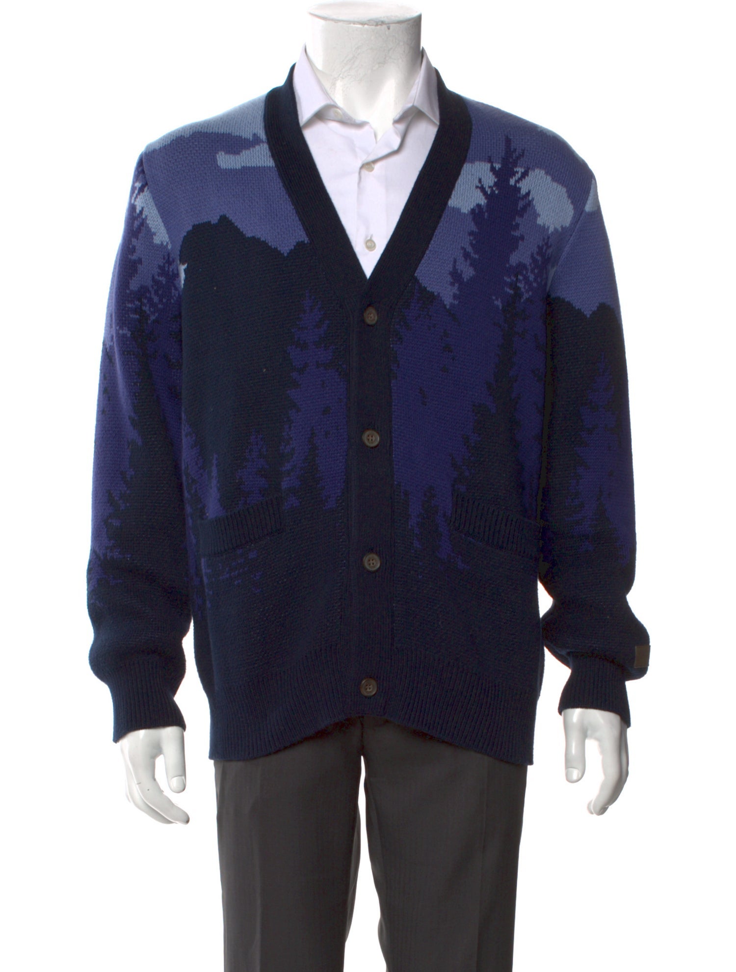 KITH Printed V-Neck Cardigan