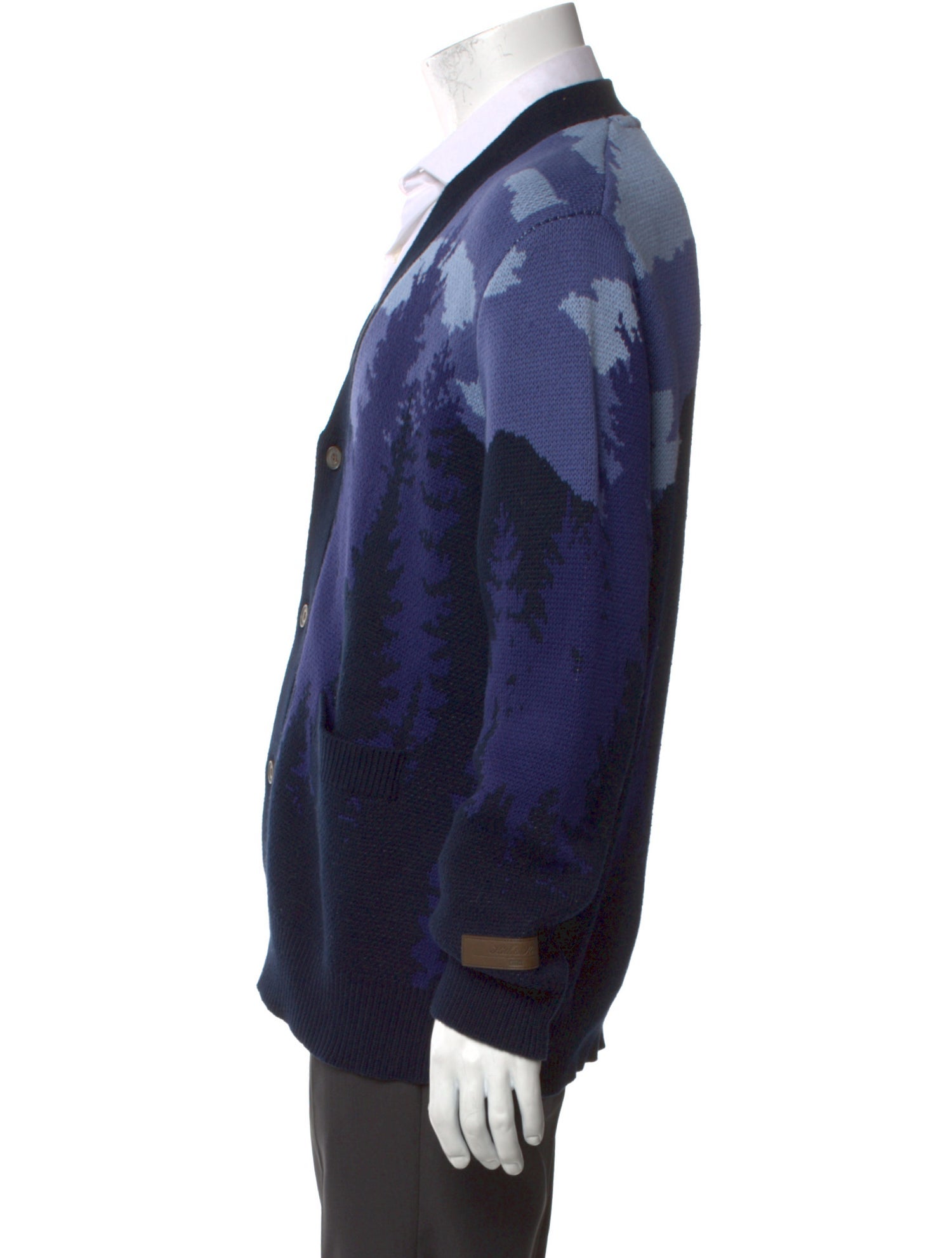 KITH Printed V-Neck Cardigan