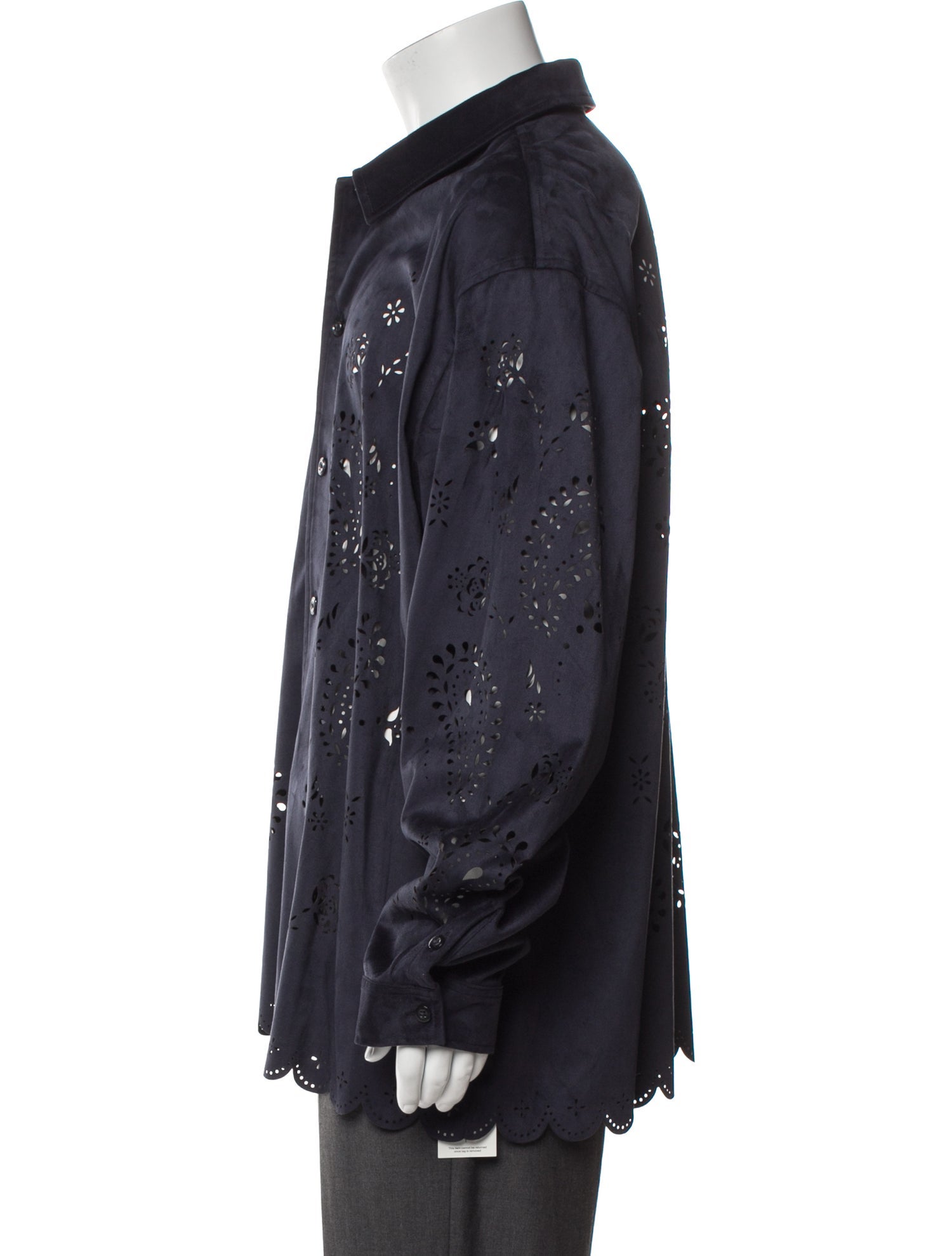 KITH Graphic Print Long Sleeve Denim Shirt