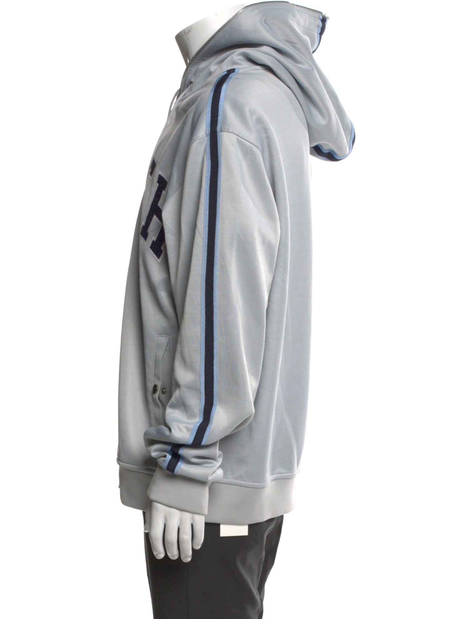 KITH Graphic Print V-Neck Hoodie