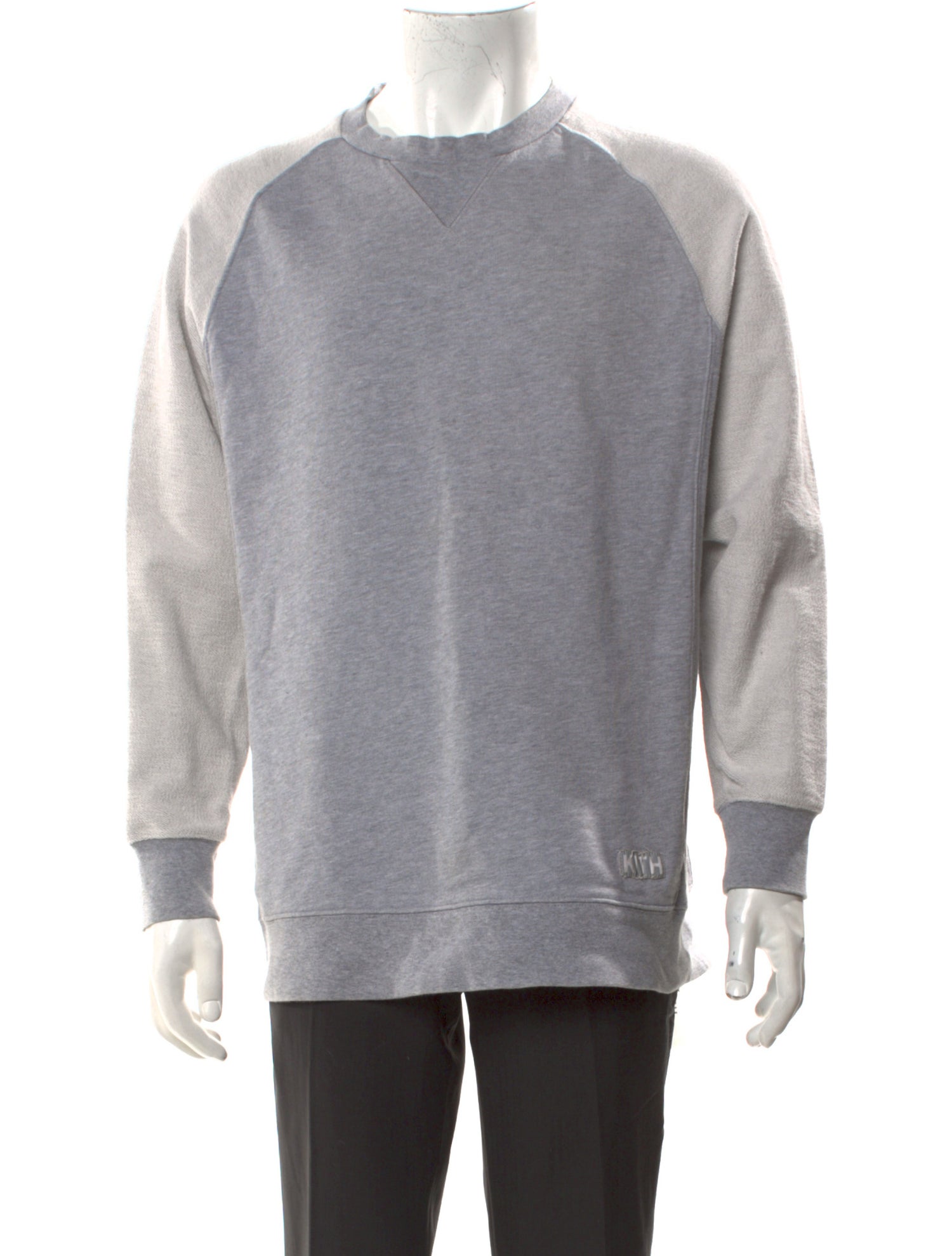 KITH Colorblock Pattern Crew Neck Sweatshirt