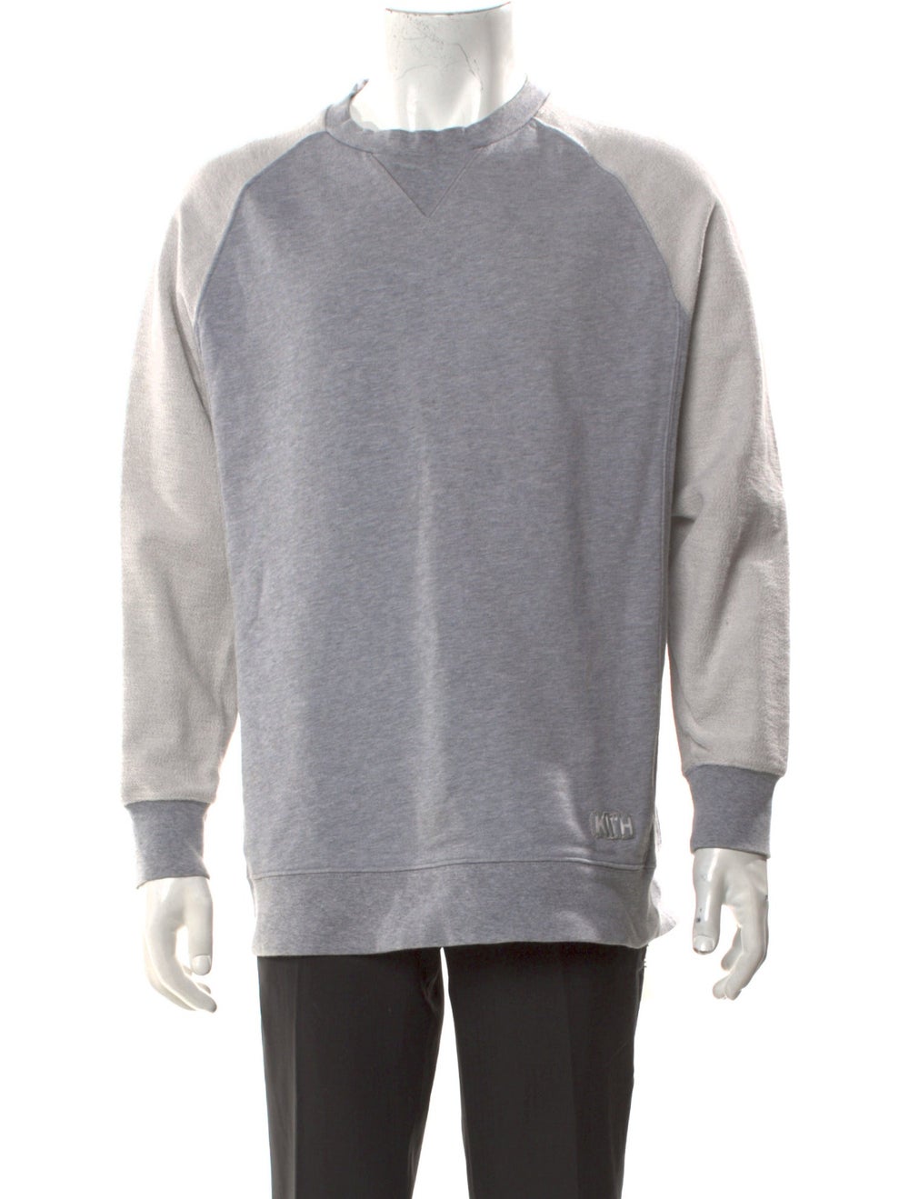 KITH Colorblock Pattern Crew Neck Sweatshirt - image 1