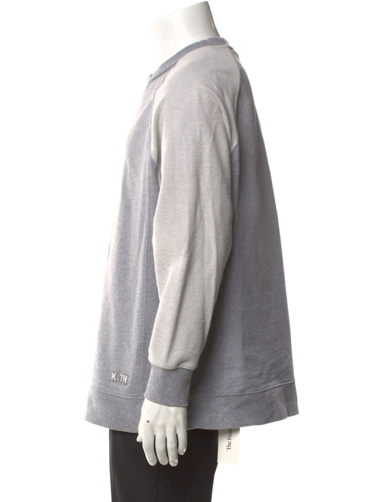 KITH Colorblock Pattern Crew Neck Sweatshirt