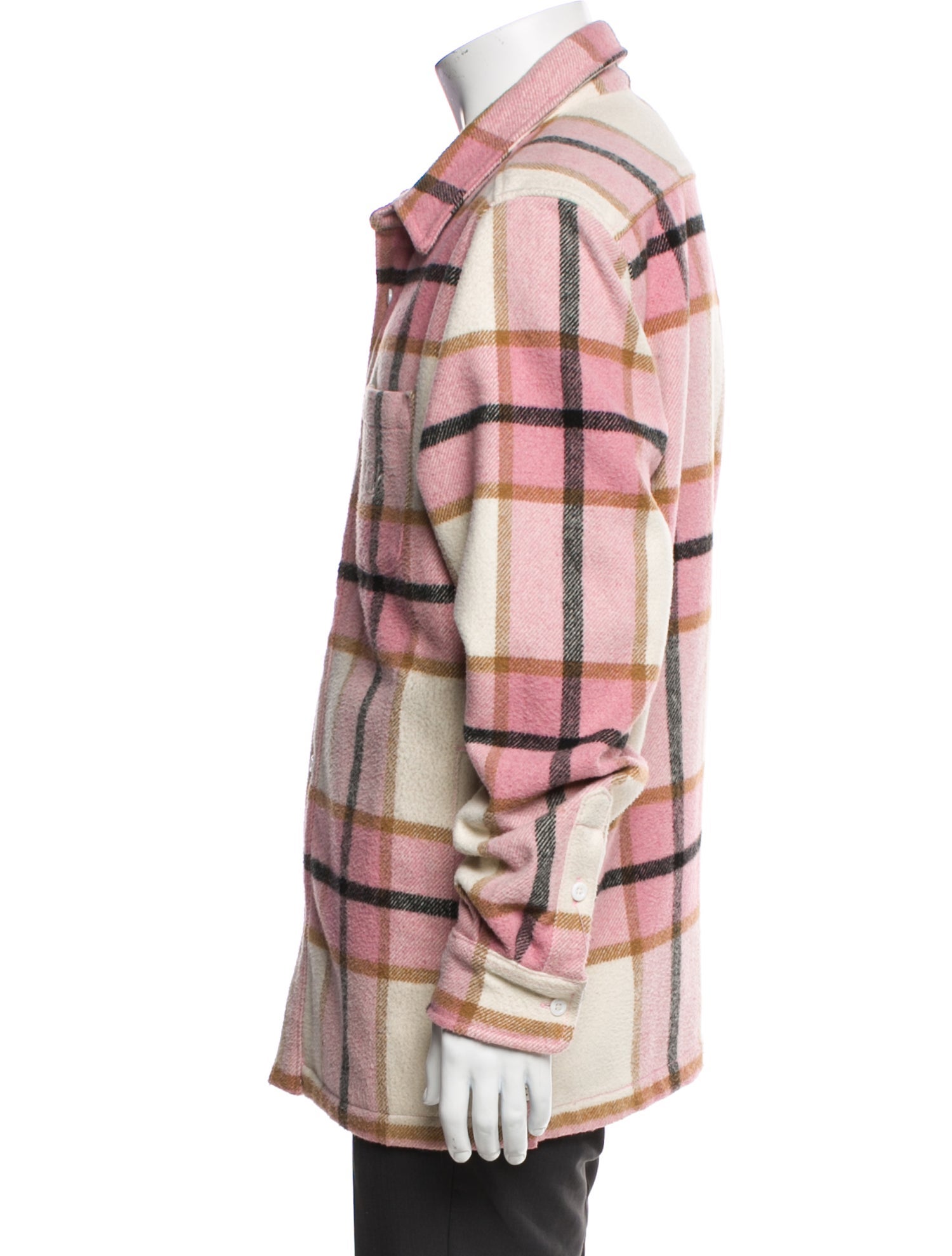 KITH Plaid Print Long Sleeve Shirt