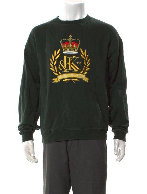 KITH Graphic Print Crew Neck Pullover