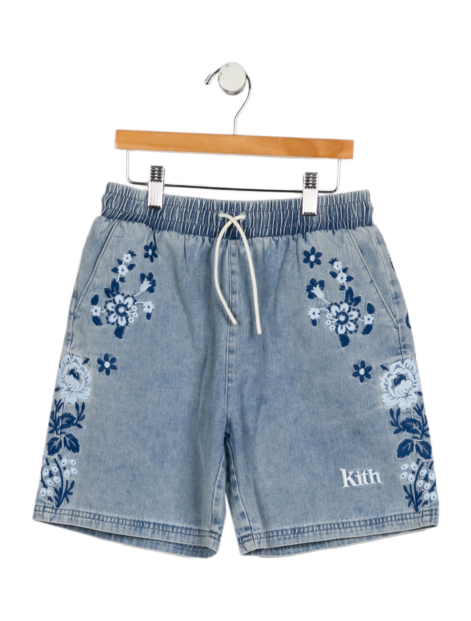 KITH Girls' Denim Knee-Length Shorts