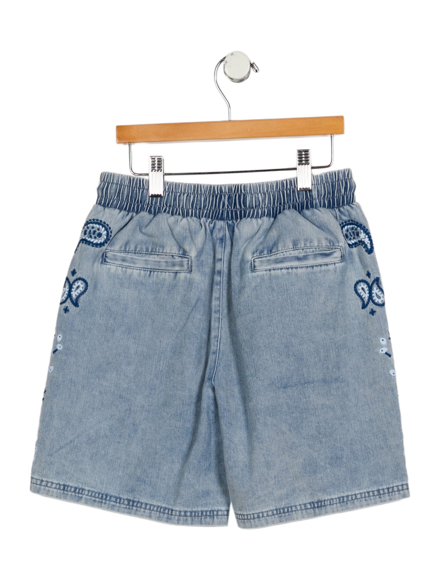 KITH Girls' Denim Knee-Length Shorts
