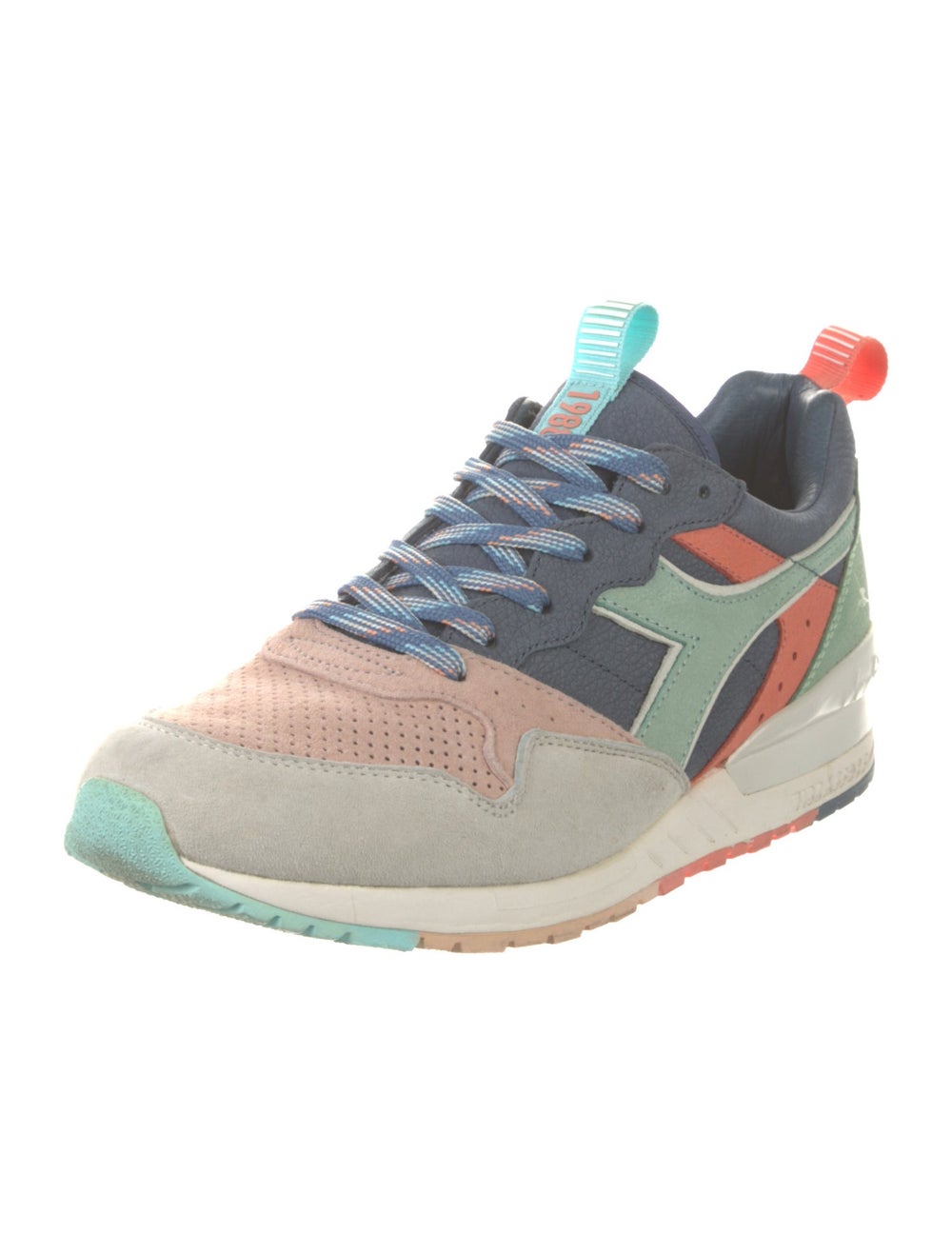 KITH Suede Colorblock Pattern Athletic Sneakers - image 2