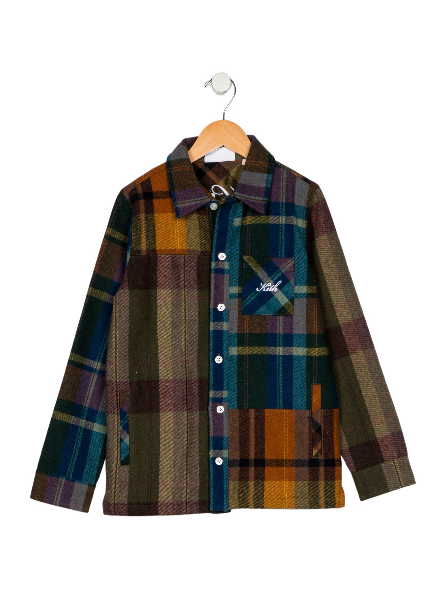 KITH Boys' Wool Button Down Jacket