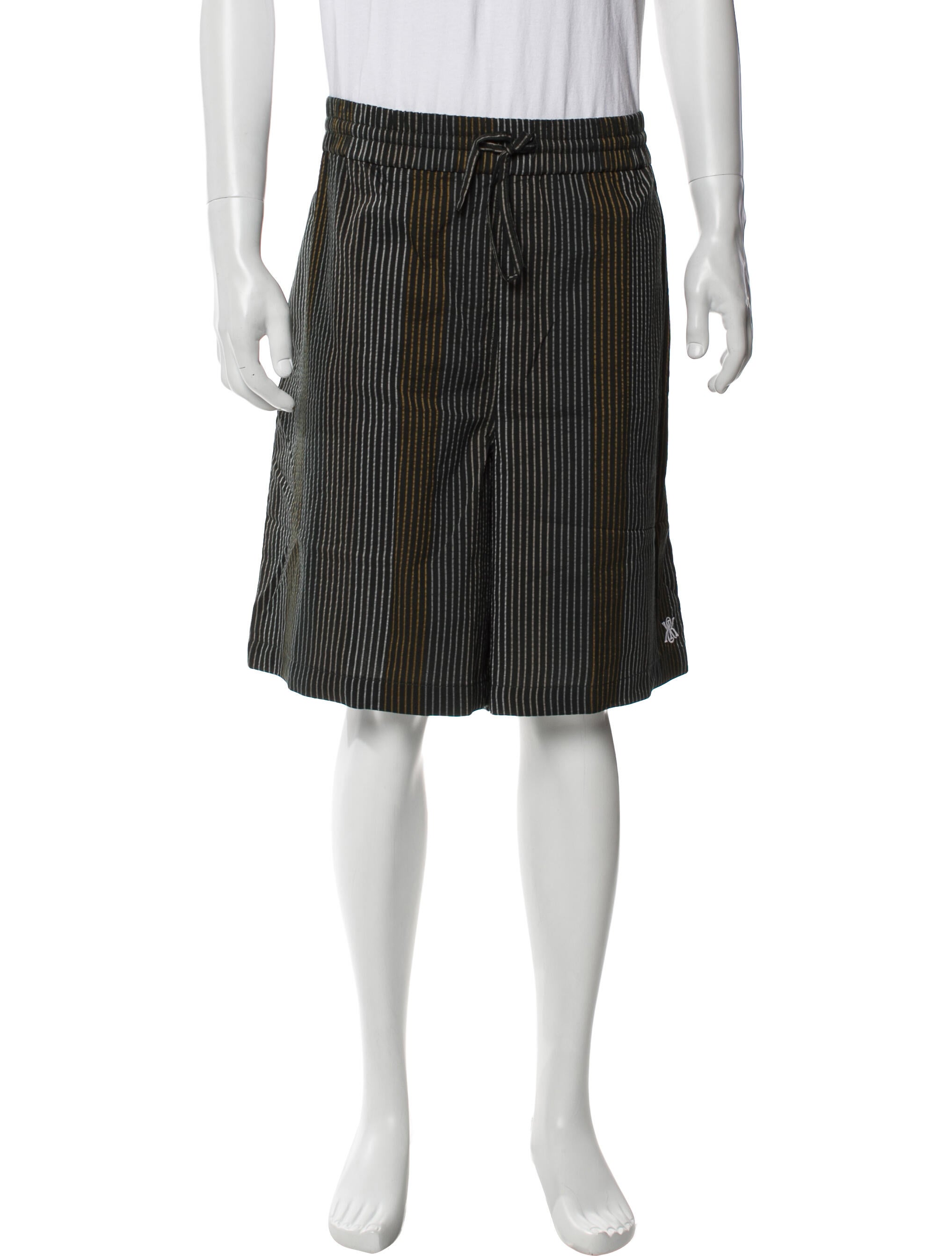 KITH Striped Flat Front Shorts w/ Tags