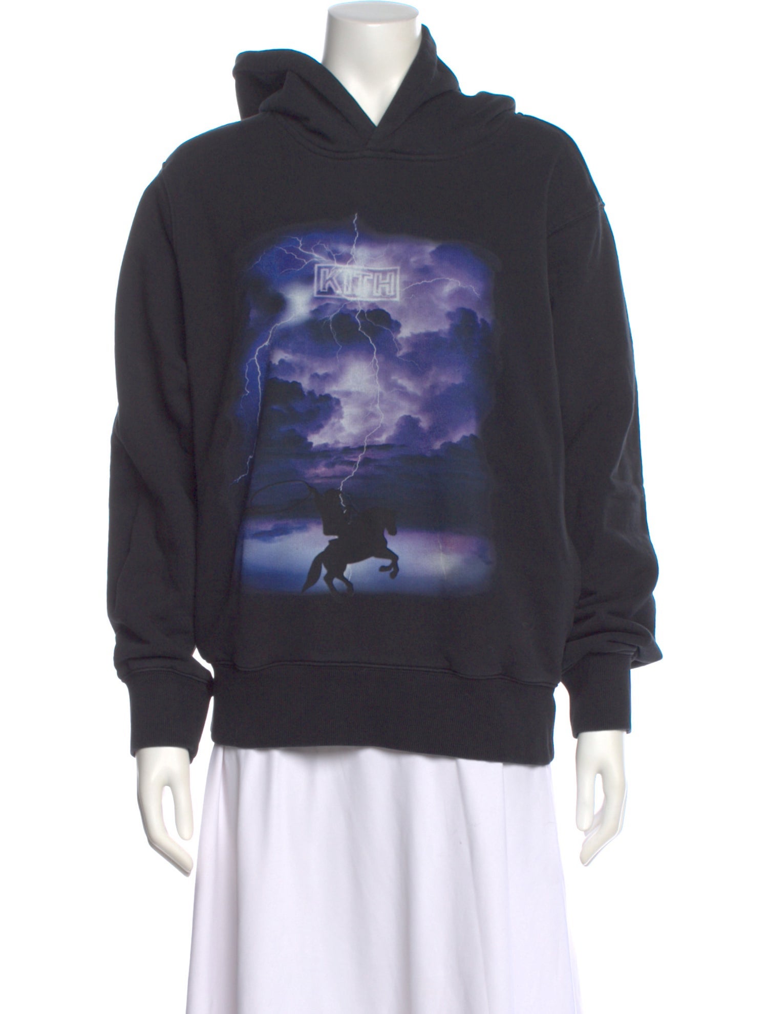 KITH Graphic Print Crew Neck Hoodie