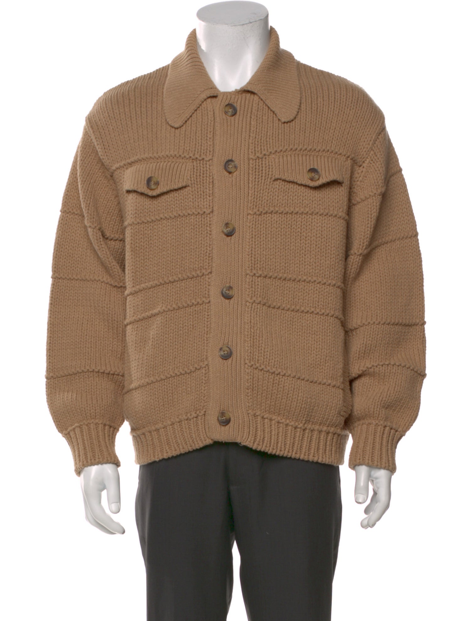 KITH Mock Neck Long Sleeve Cardigan