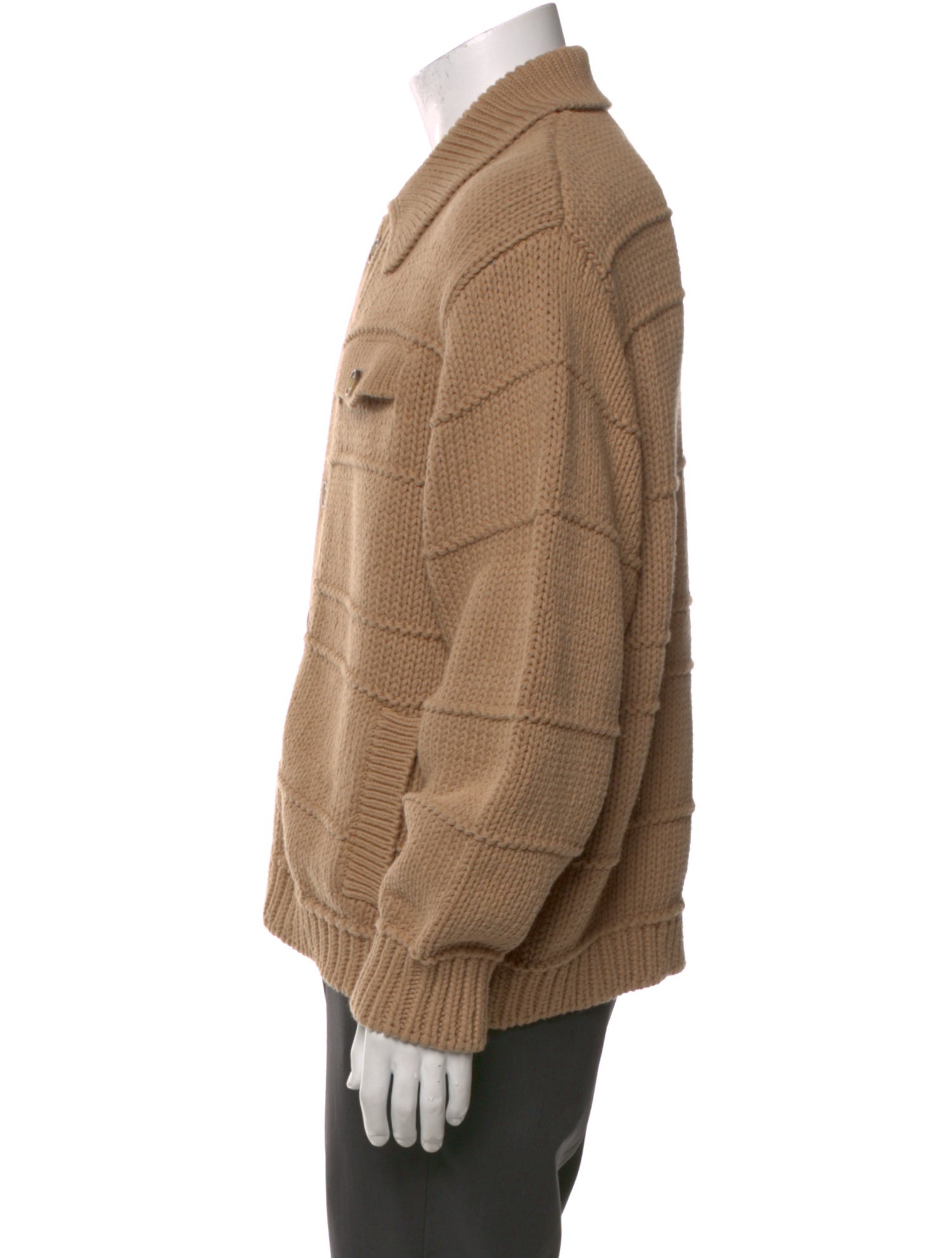 KITH Mock Neck Long Sleeve Cardigan