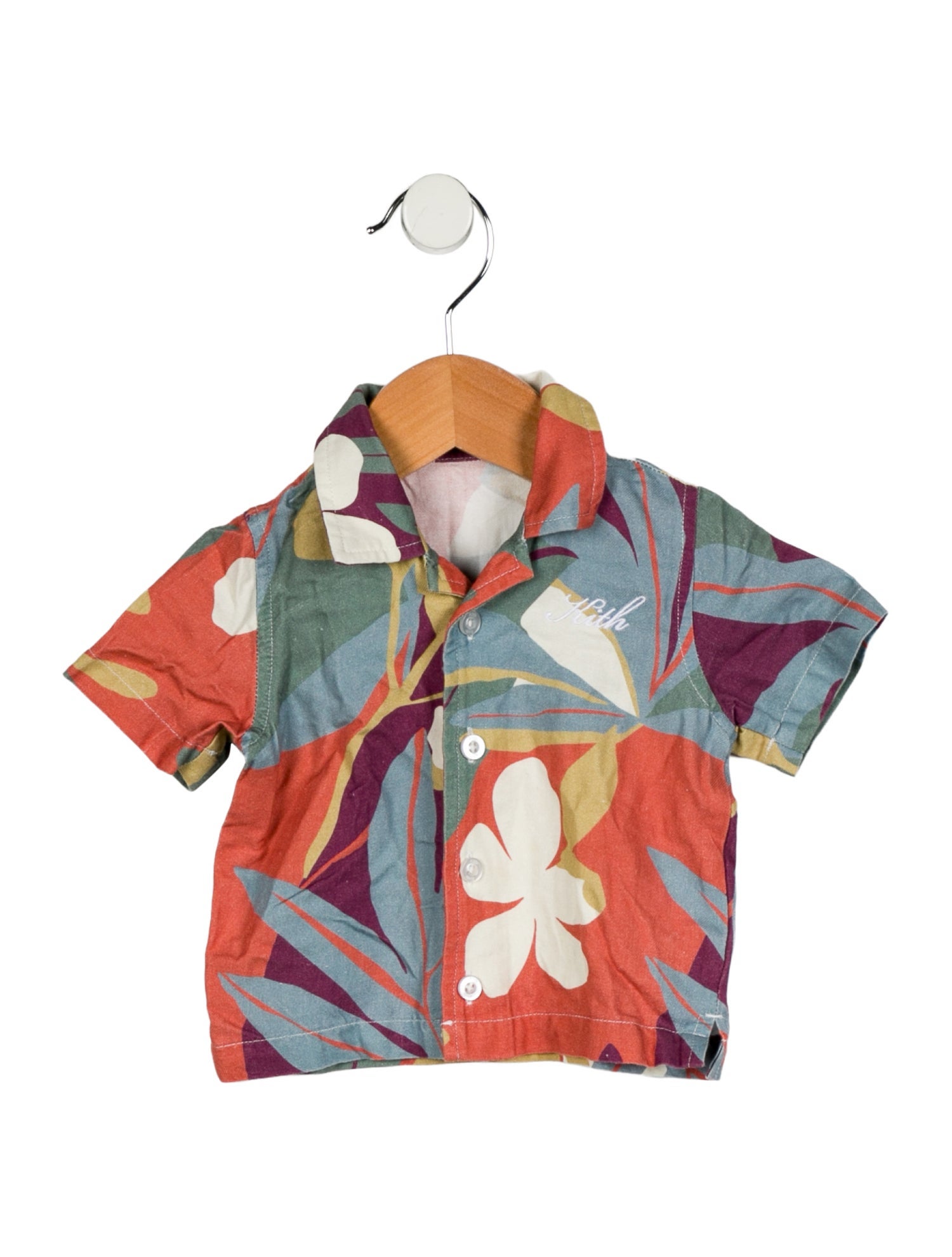 KITH Infant Boys' Floral Print Polo