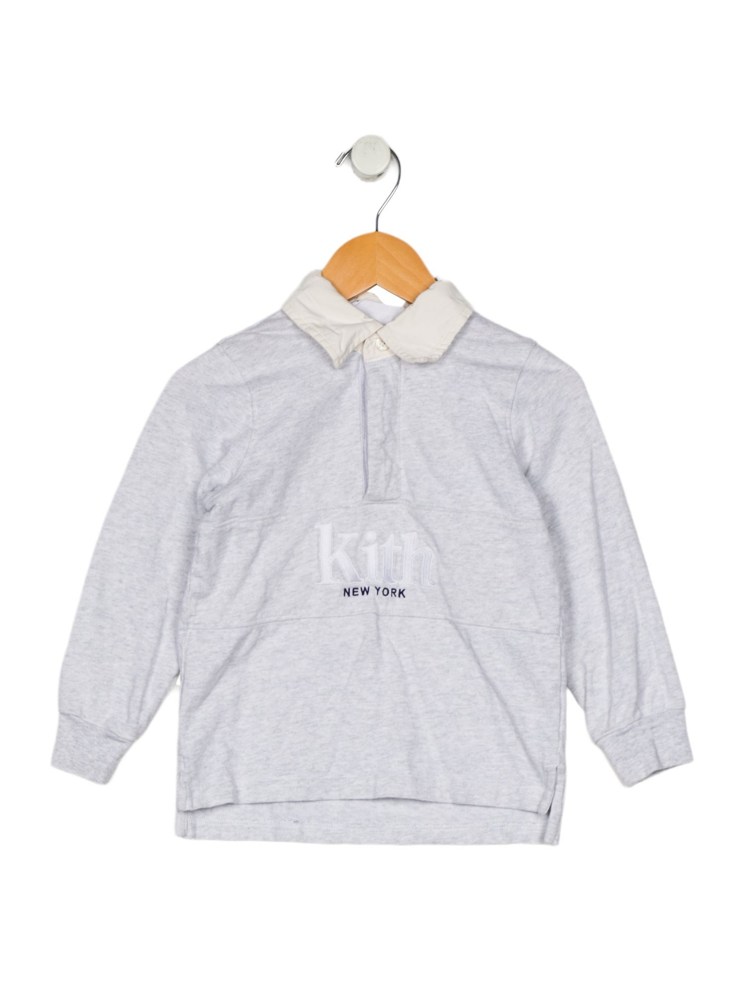 KITH Kids Boys Embroidered Collared Shirt